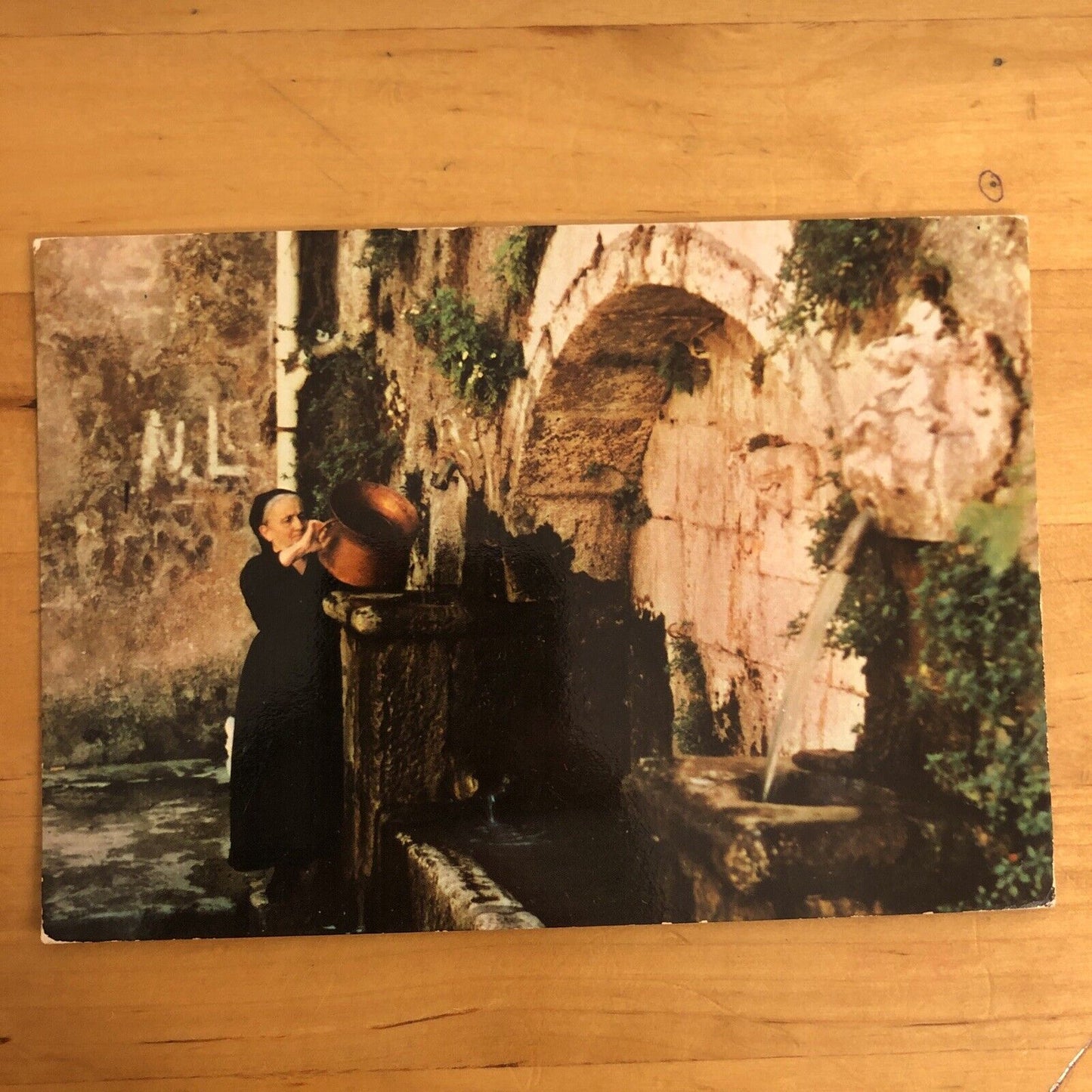 CARTOLINA - SCANNO fonte del Pisciarello. NON VIAGGIATA