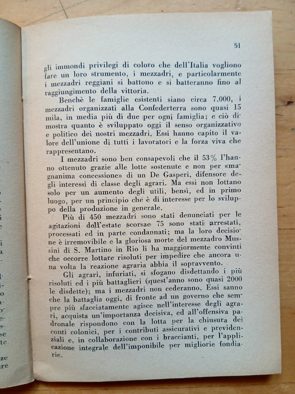 I lavoratori dei campi ed il problema agrario della provincia di Reggio Emilia
