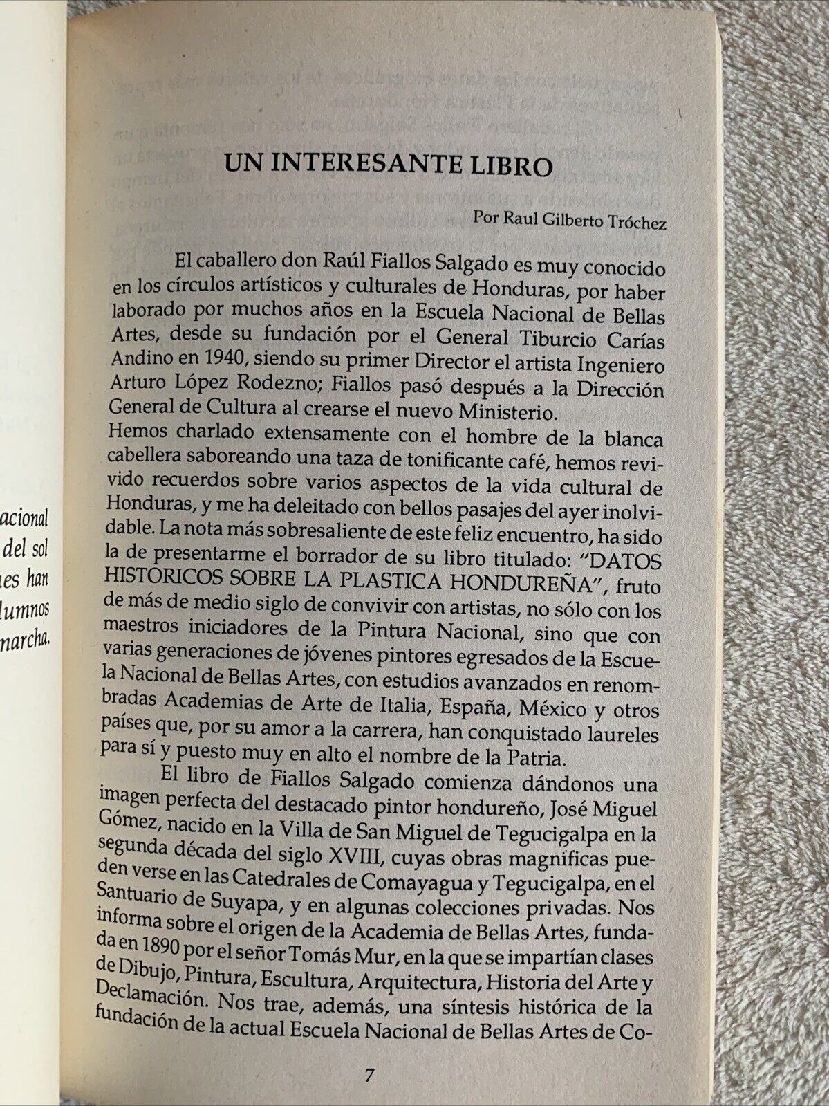 LA PLÁSTICA HONDUREÑA - RAUL FIALLOS