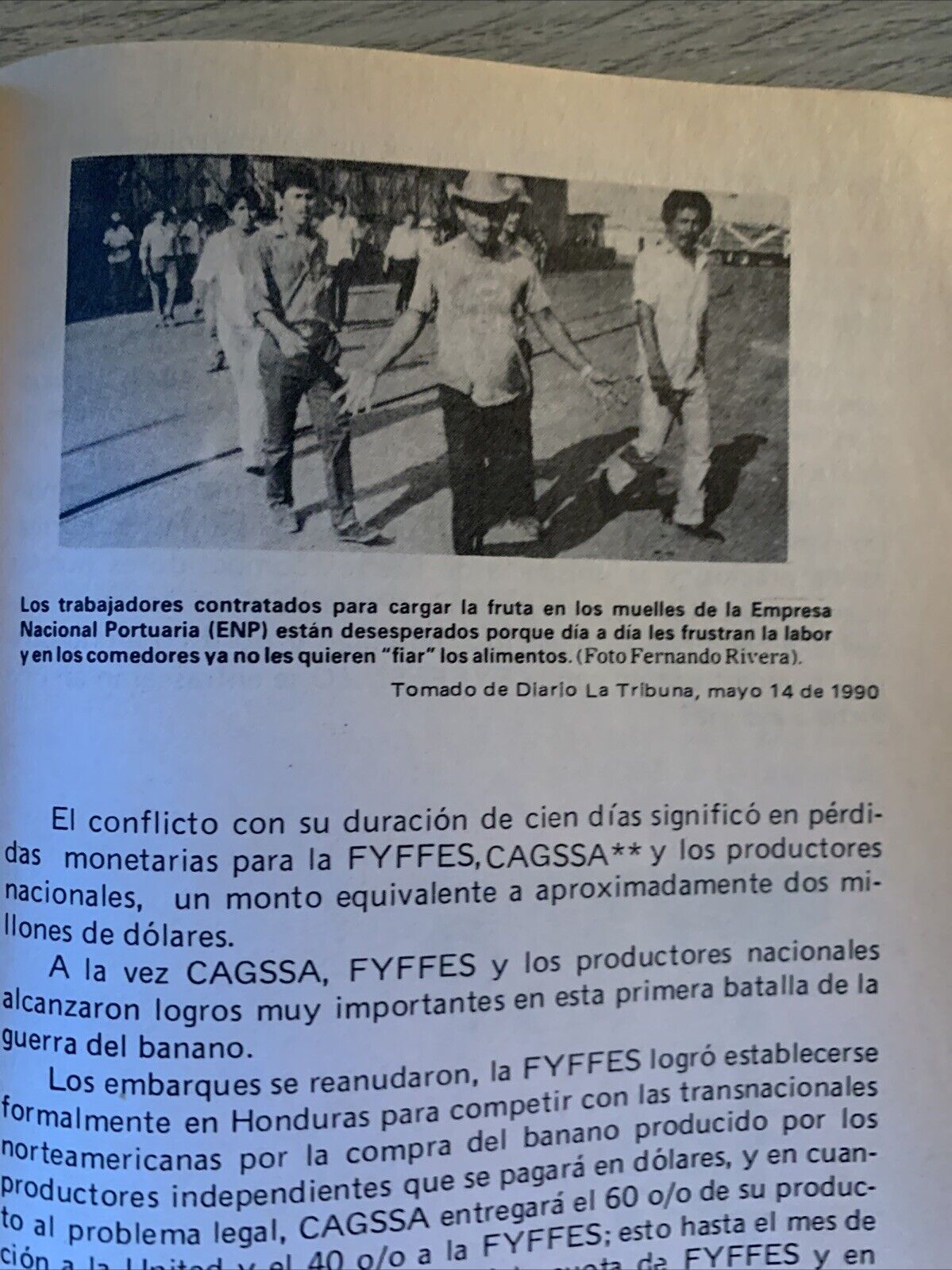 La guerra del banano.Edicione Paysa Virgilio Carìas Velasquez 1991 Honduras