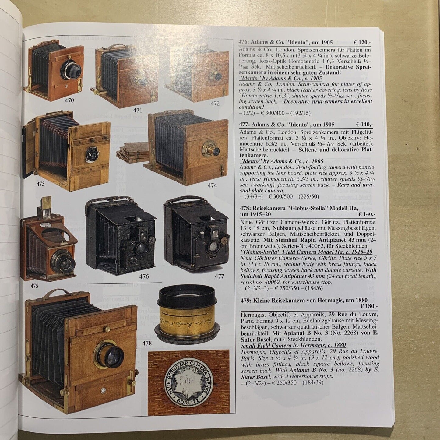 PHOTOGRAPHICA & FILM, 21 september 2019. Spezial Auktion #