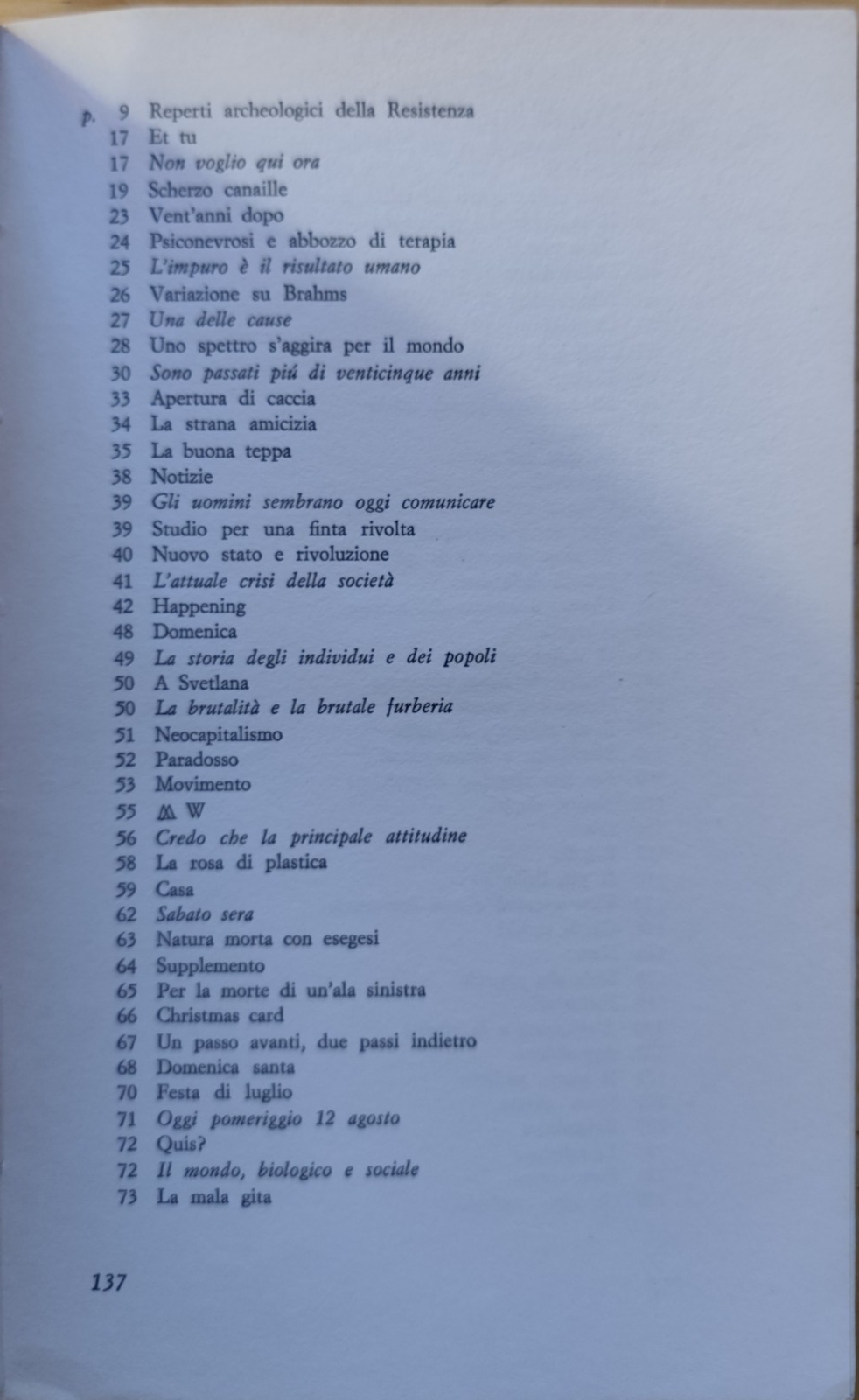 La follia lucida - Luca Canali, Cappelli editore 1972