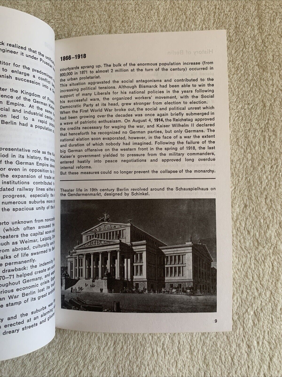 Berlin in brief - History art population Industry of Berlin in 100 pages 1976