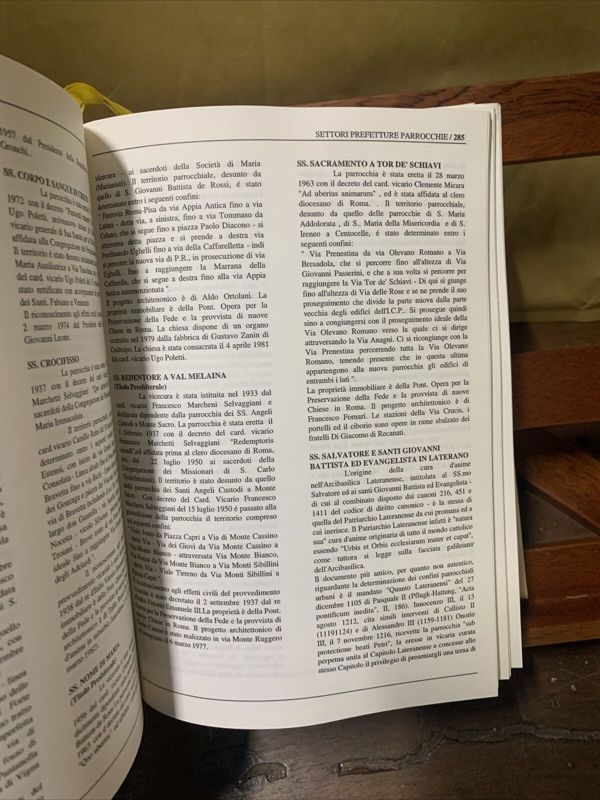 LA DIOCESI DI ROMA - VICARIATO DI ROMA ANNO 1996/1997 #