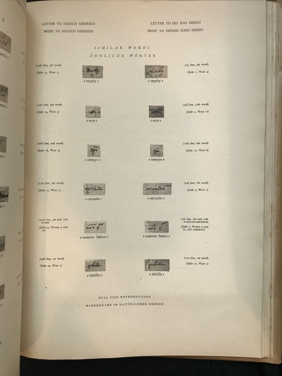 COLOMBO Cristoforo - città di Genova - Edizione Inglese Tedesca 1932