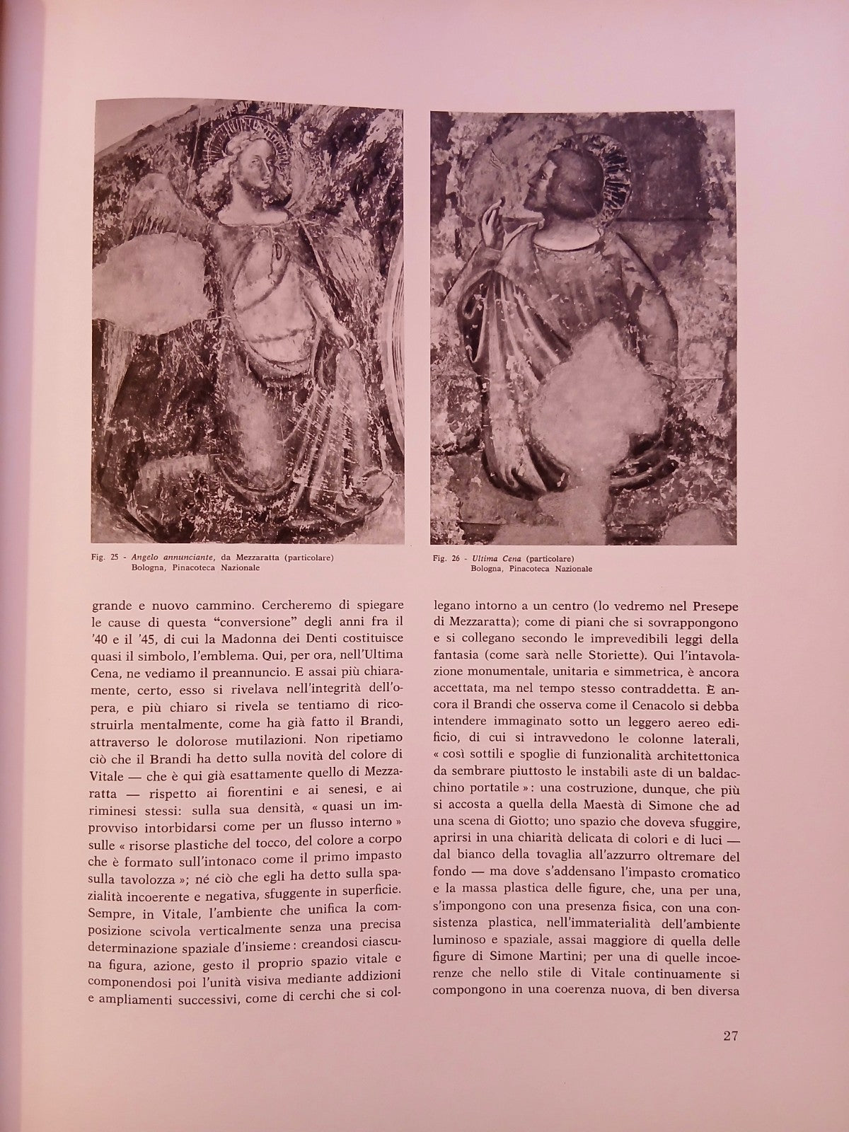 Vitale da Bologna - pittura Bolognese del '300 - Cesare Gnudi 1962