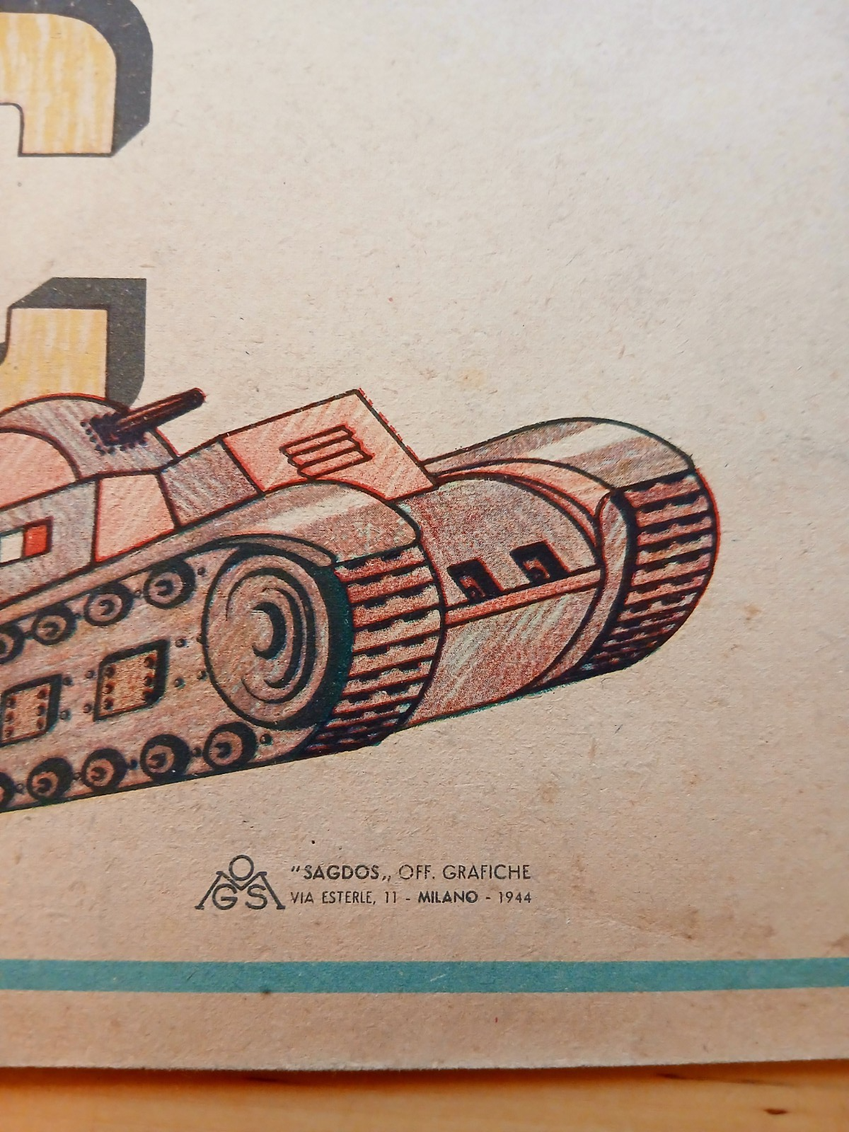 ABC per dipingere n.1 - 1944 libro illustrato per bambini vintage