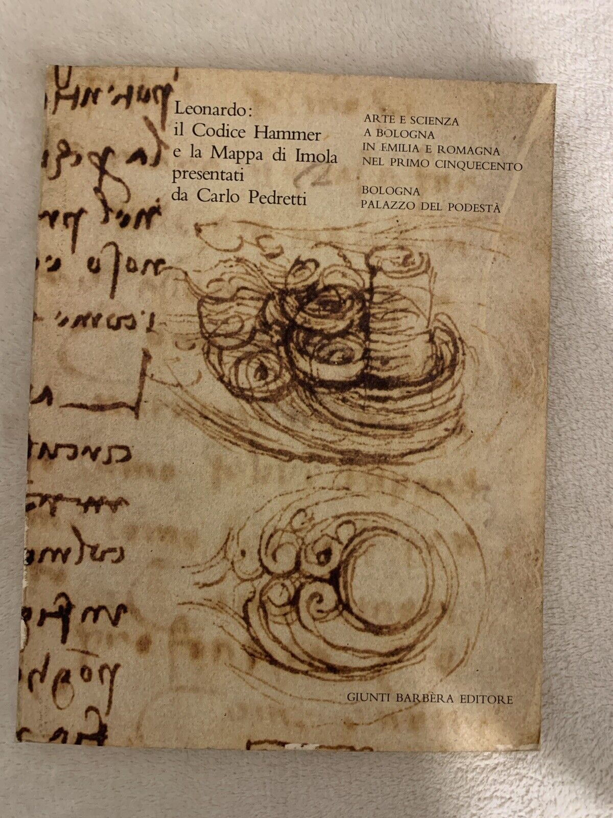 Leonardo: il codice Hammer e la mappa di Imola presentati da Carlo Pedretti