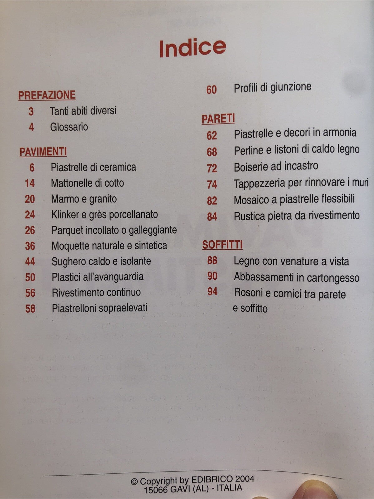 Pavimenti e rivestimenti, Far da sé, Edibrico. Bricolage fai da te Restauro casa