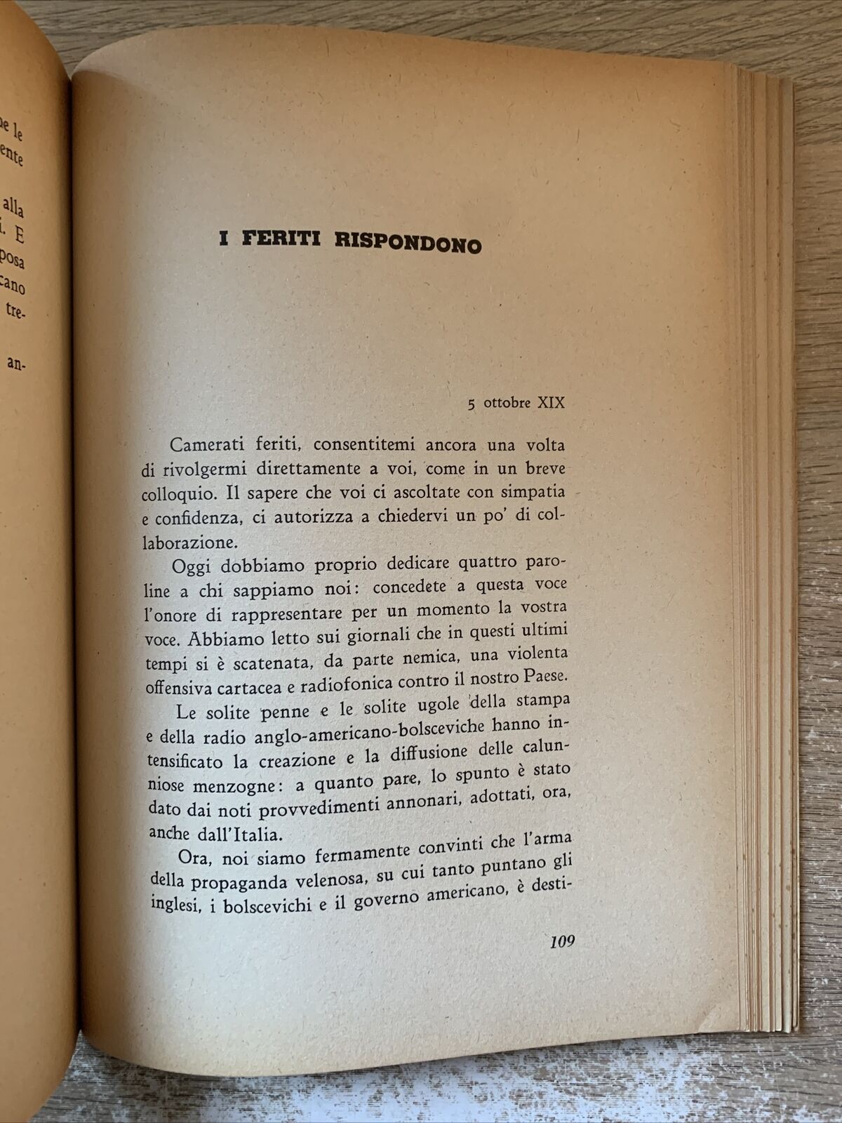 SUL CAMMINO DELLA VITTORIA, FULVIO PALMIERI colloqui con i feriti di guerra 1942