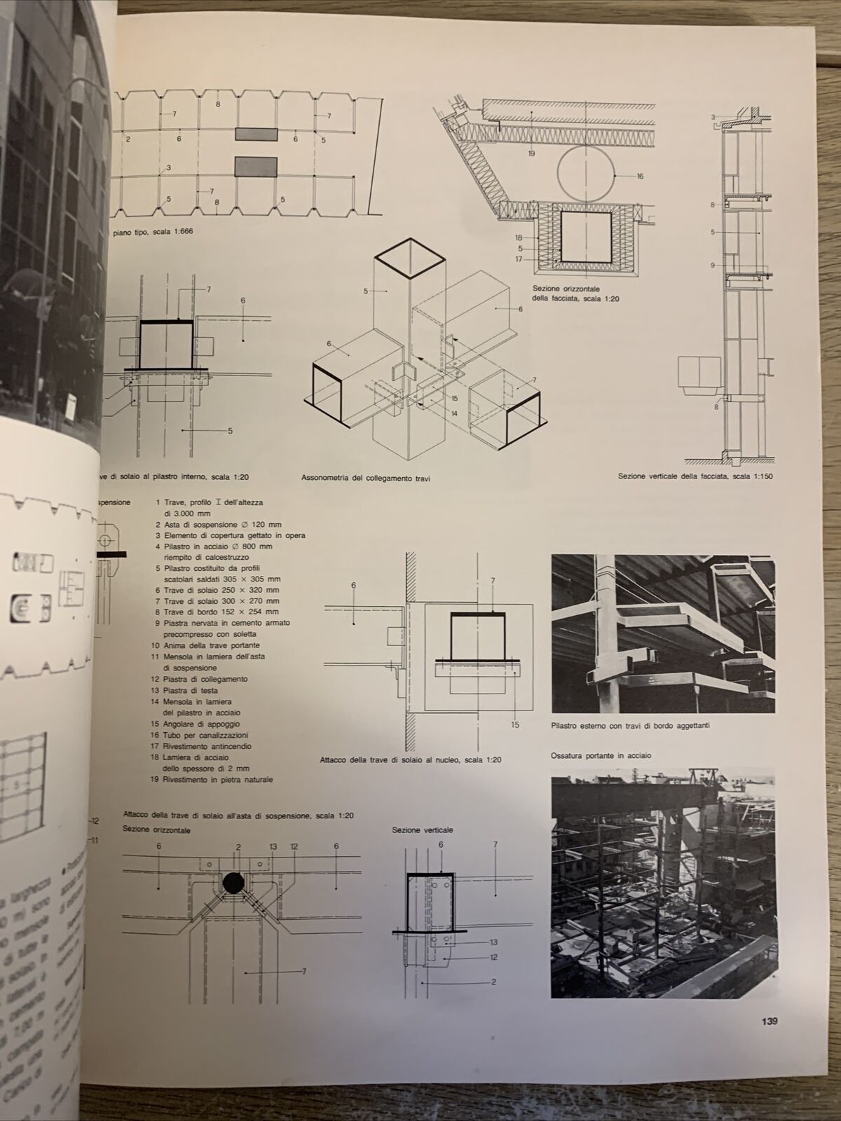 ARCHITETTURA ACCIAIO - EDIFICI CIVILI. FINSIDER 1982 F. HART, W. HENN.