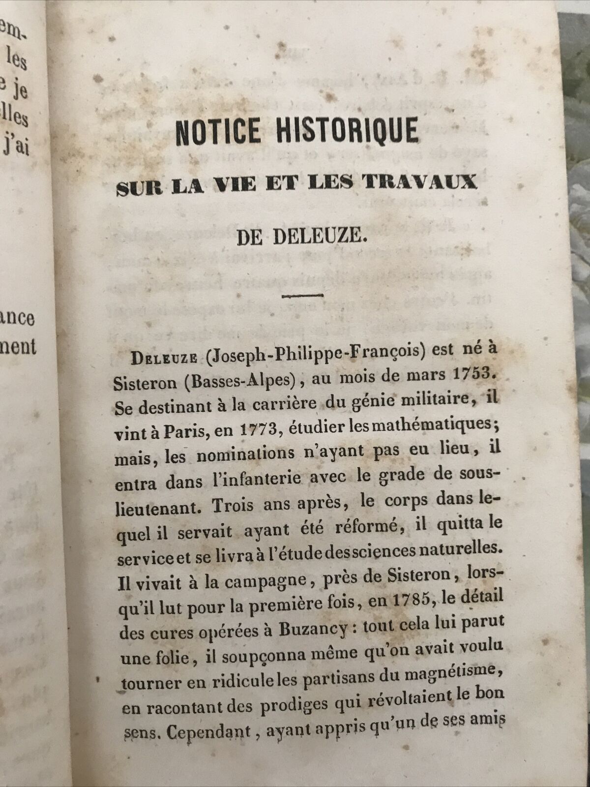Instruction pratique sur le magnétisme animal J.-P.-F. DELEUZE 1853. Germer ed.
