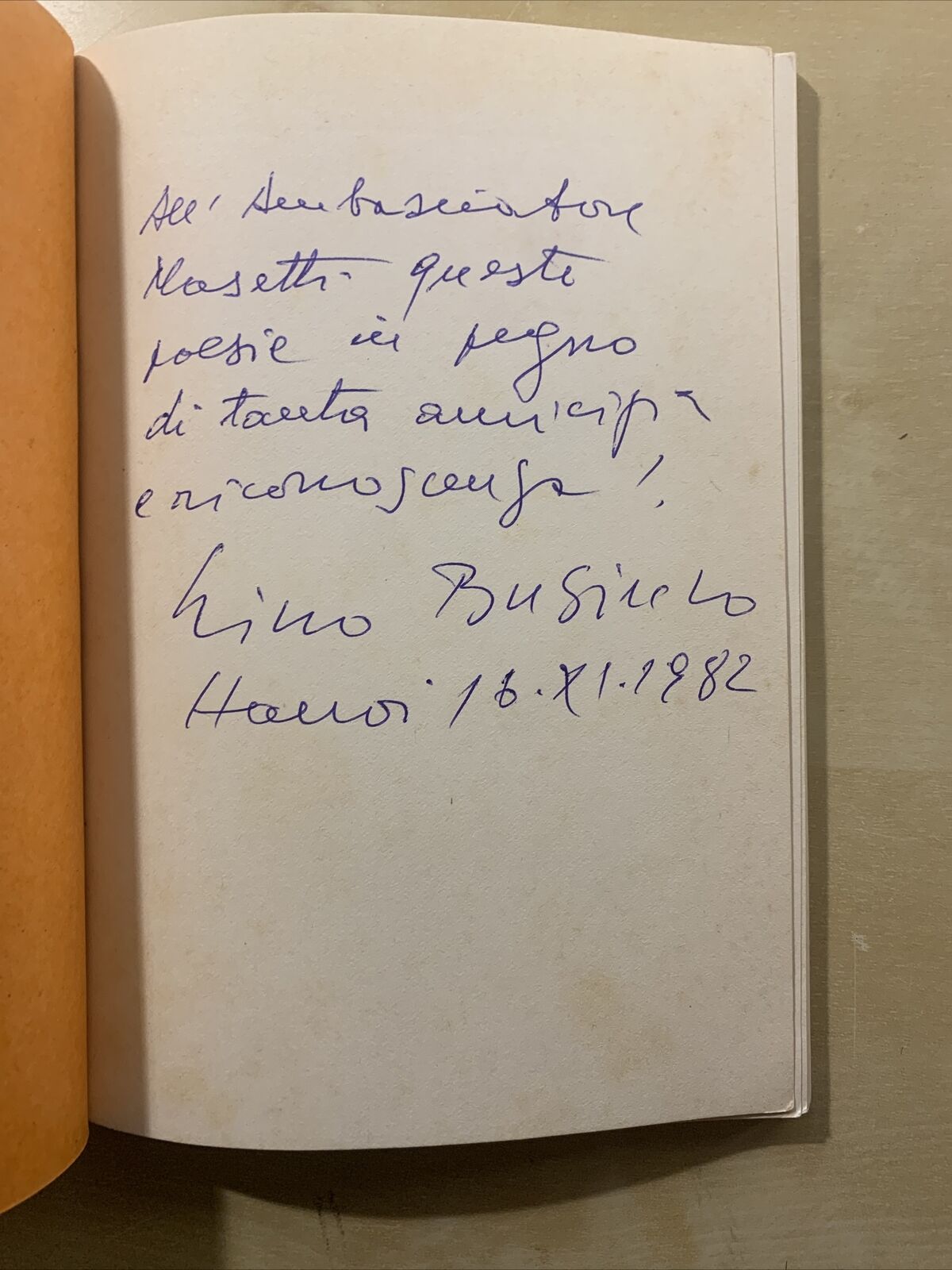 LINO BUSINCO - ALCUNE CONCHIGLIE (E QUALCOS'ALTRO) **CON DEDICA E FIRMA AUTORE #
