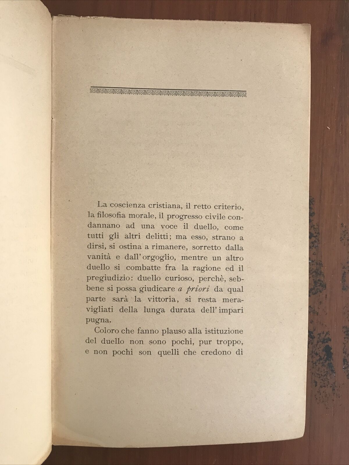 IL DUELLO Filippo Abignente tipografia editrice 1898 Paulo Fambri Perrone San Ma