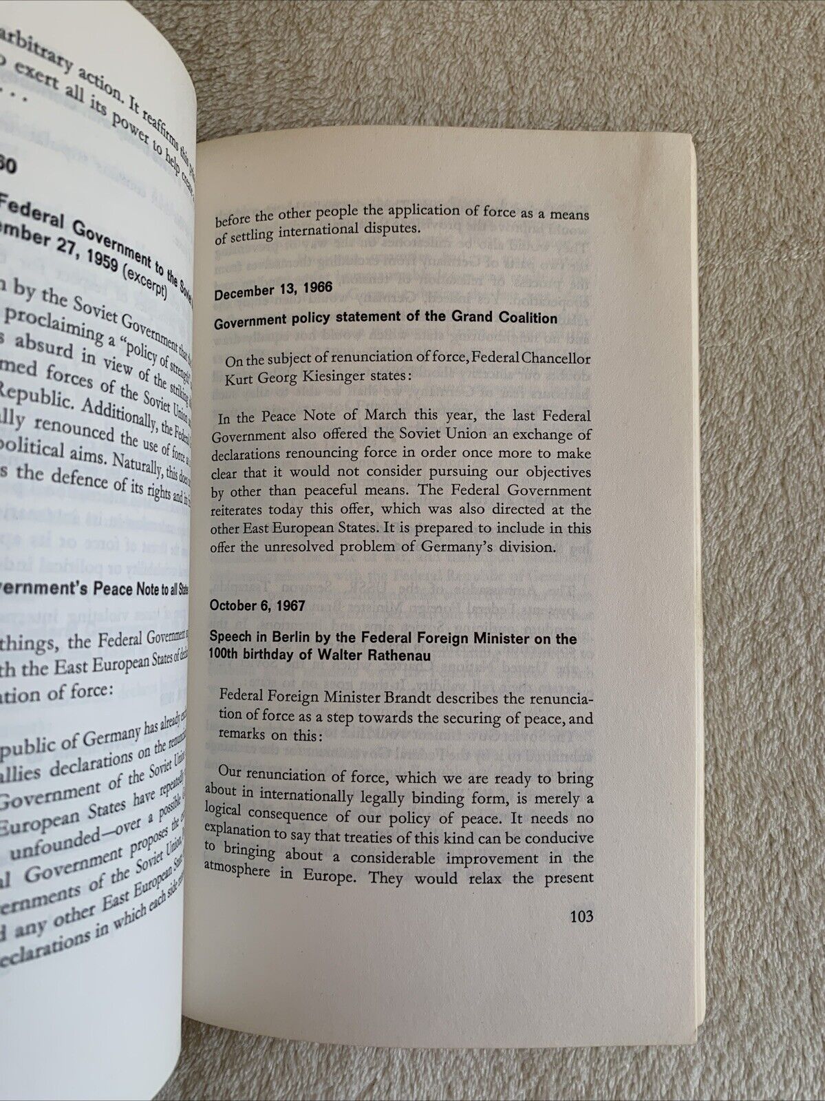 The treaty of August 12, 1970 between Federal Republic of Germany and the Soviet