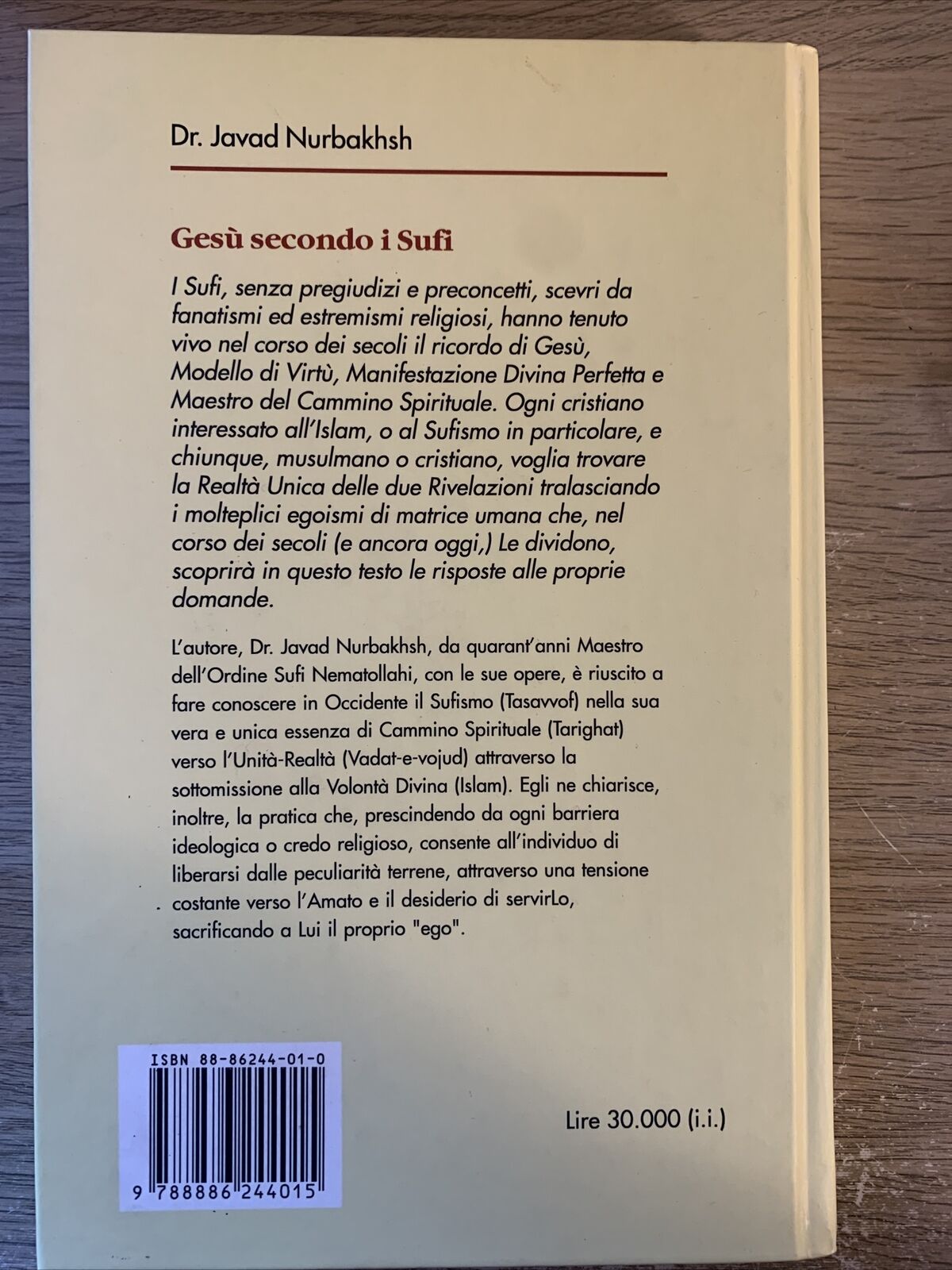 Gesù secondo i Sufi - Javad Nurbakhsh , Edizioni NUR - 1993