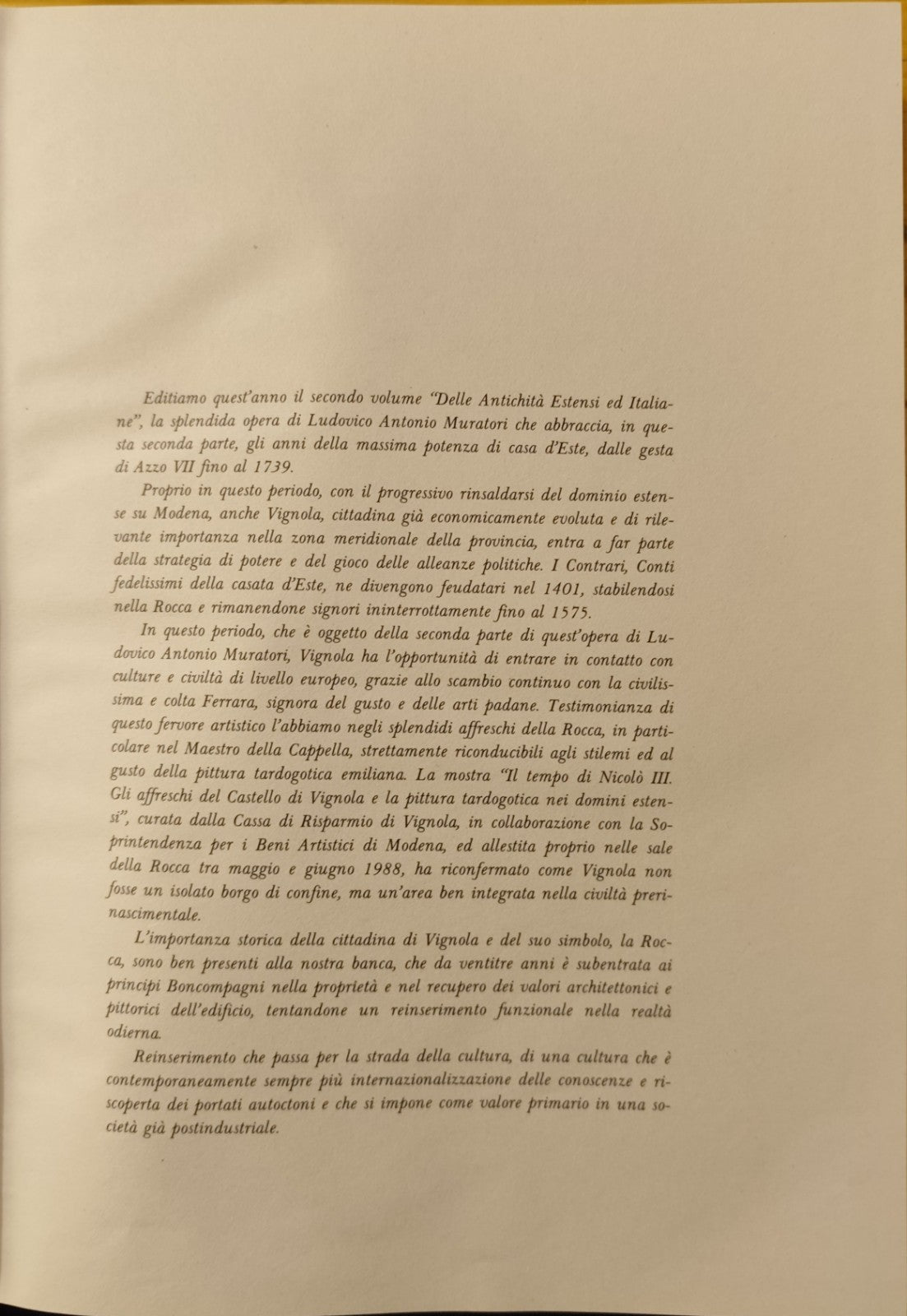 Delle Antichità Estensi, continuazione ossia parte seconda, ristampa Tamari 1988