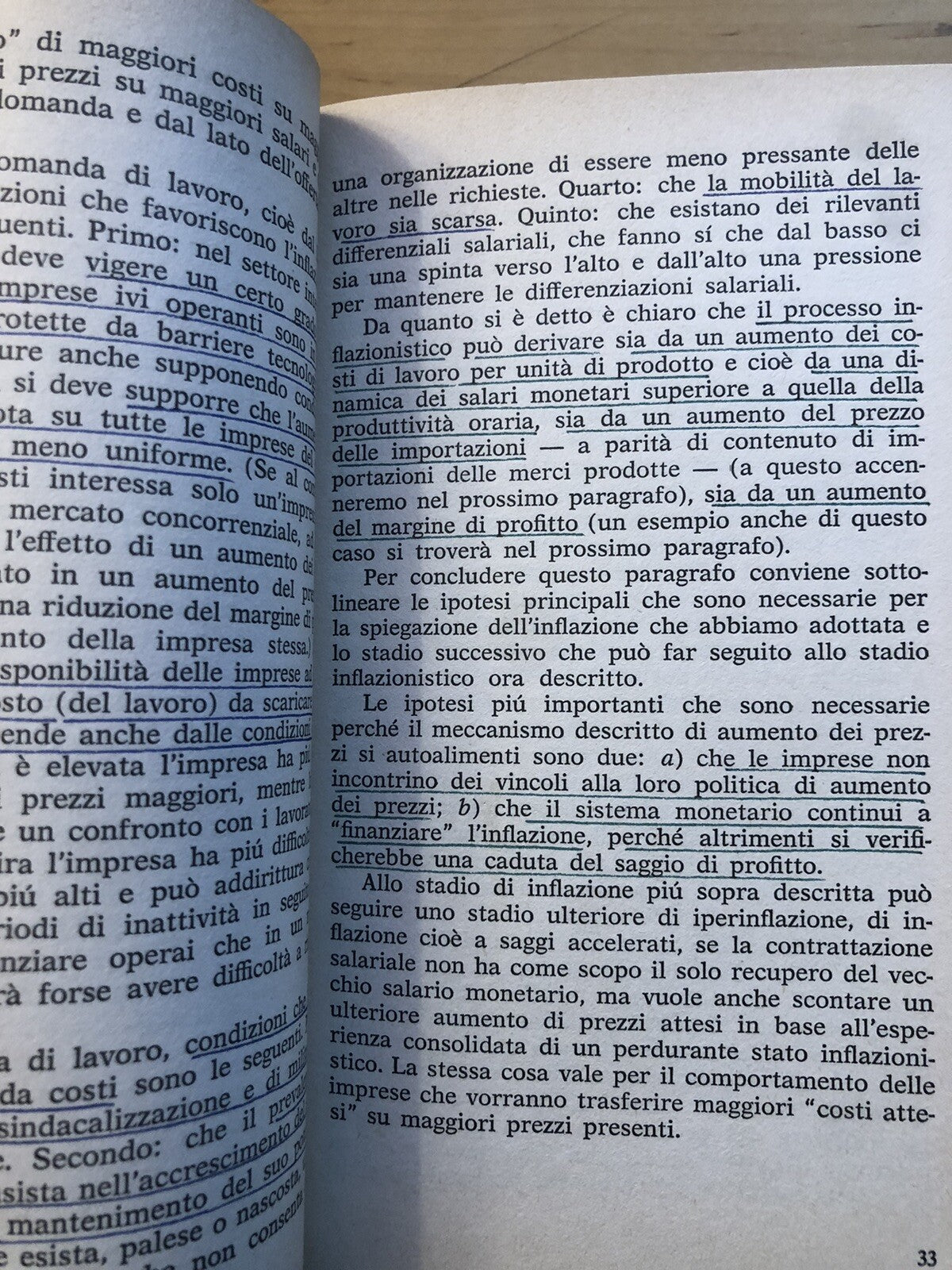 Lezioni di economia l'inflazione Ferdinando Targetti, Feltrinelli 1979