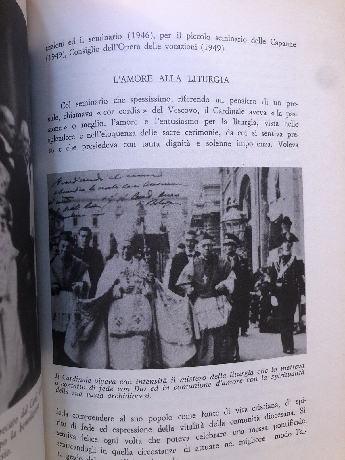 Il cardinale Giovanni Battista Nasalli Rocca 1872 - 1952 Arcivescovo di Bologna