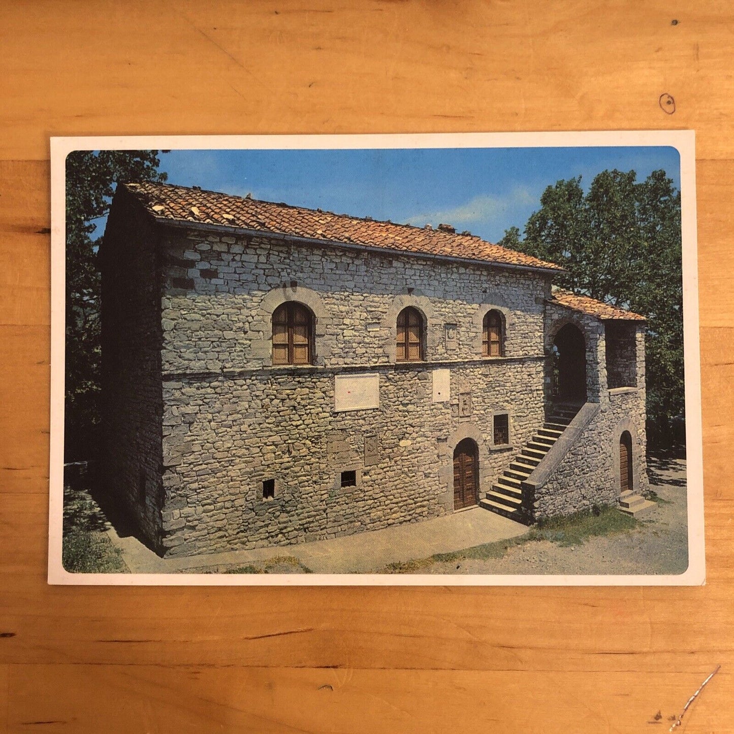 CARTOLINA - CAPRESE MICHELANGELO casa dove nacque Michelangelo. NON VIAGGIATA