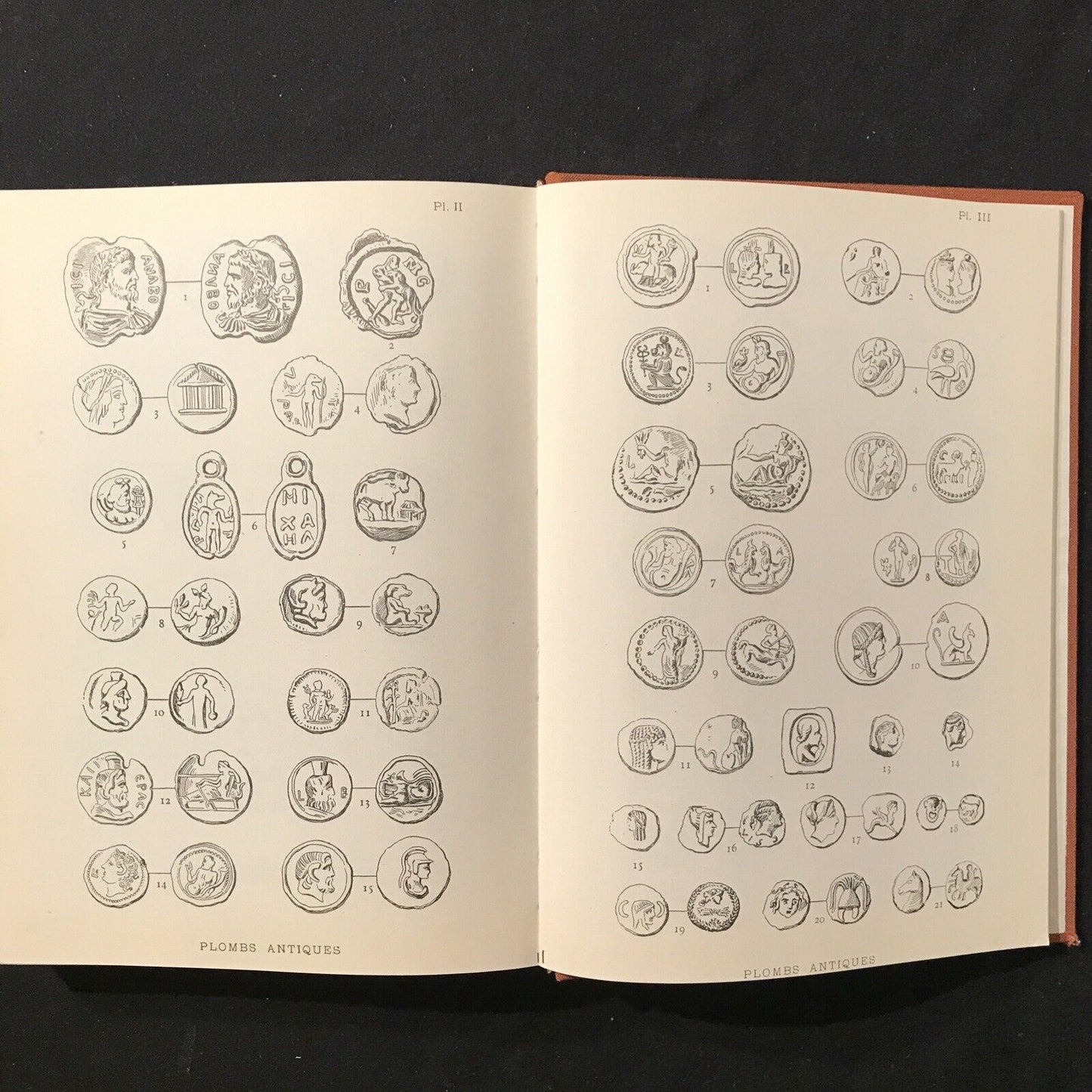 Catalogue des Plombs de l'antiquité, Michel Rostovtsew, M. prou, Arnaldo Forni