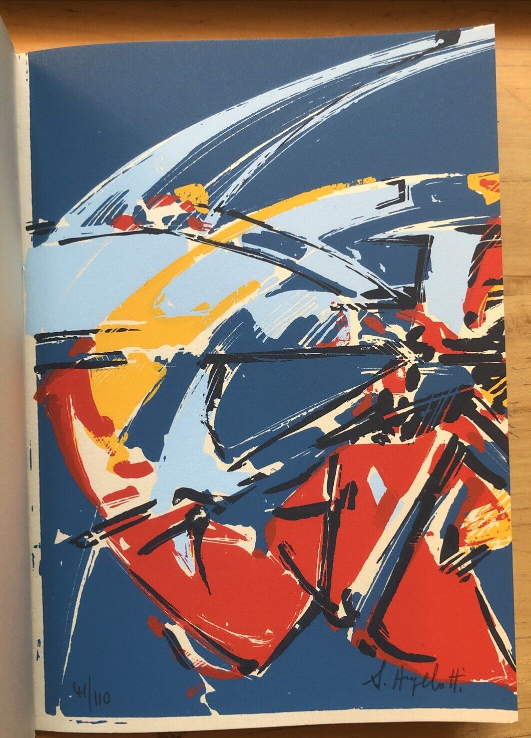 Luciano Luisi Nove Poesie, 7 serigrafie di Sandro Angelotti. L'Upupa 1982