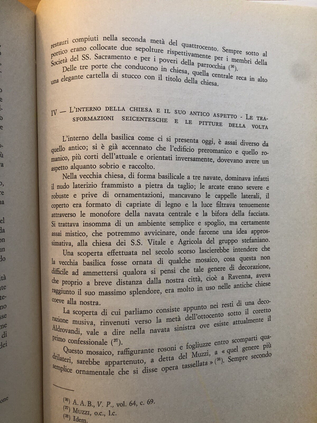 La basilica parrocchiale di S. Maria Maggiore in Bologna. G. Rivani, M. fanti