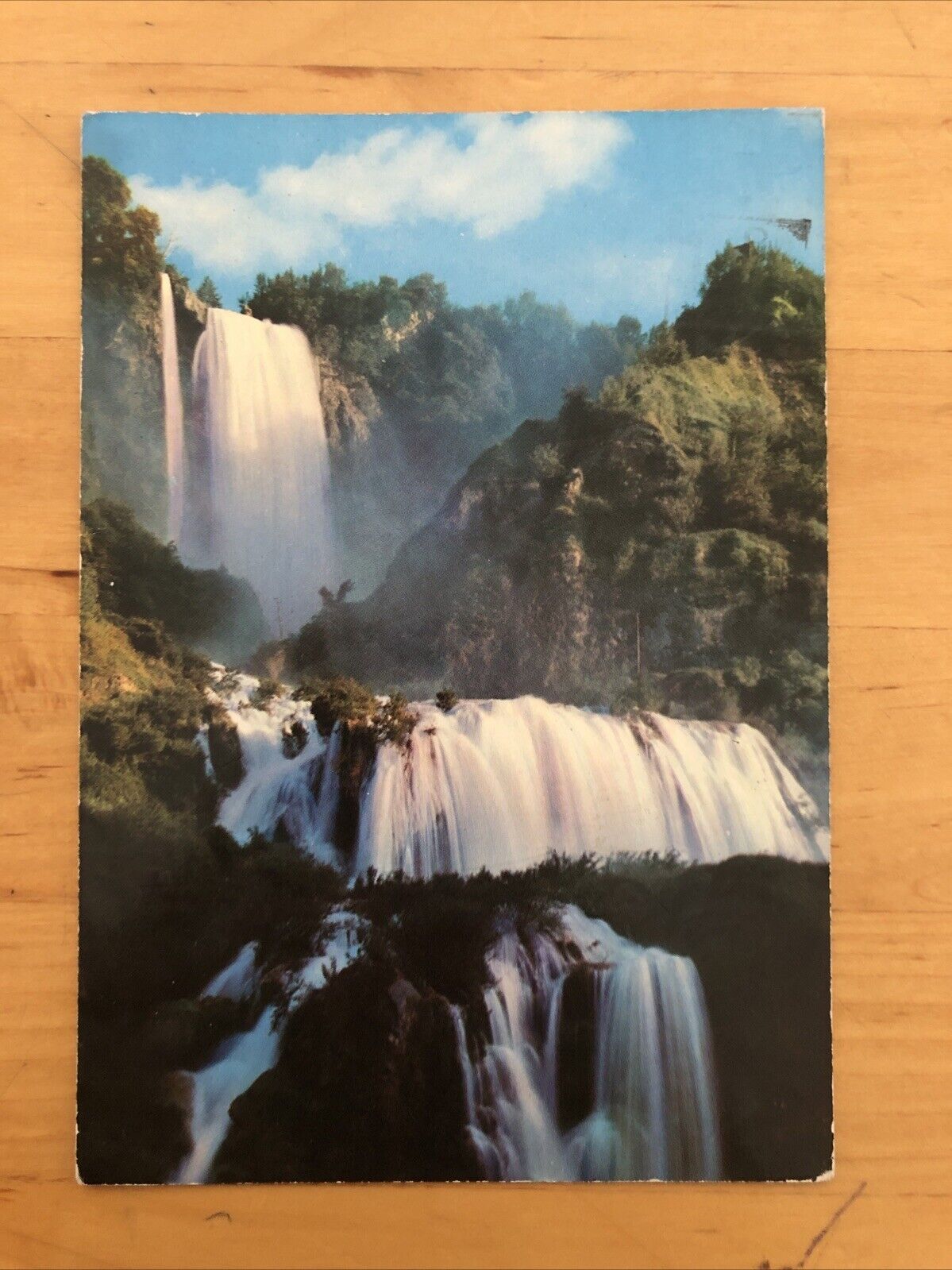 Cartolina TERNI CASACATA DELLE MARMORE, VIAGGIATA