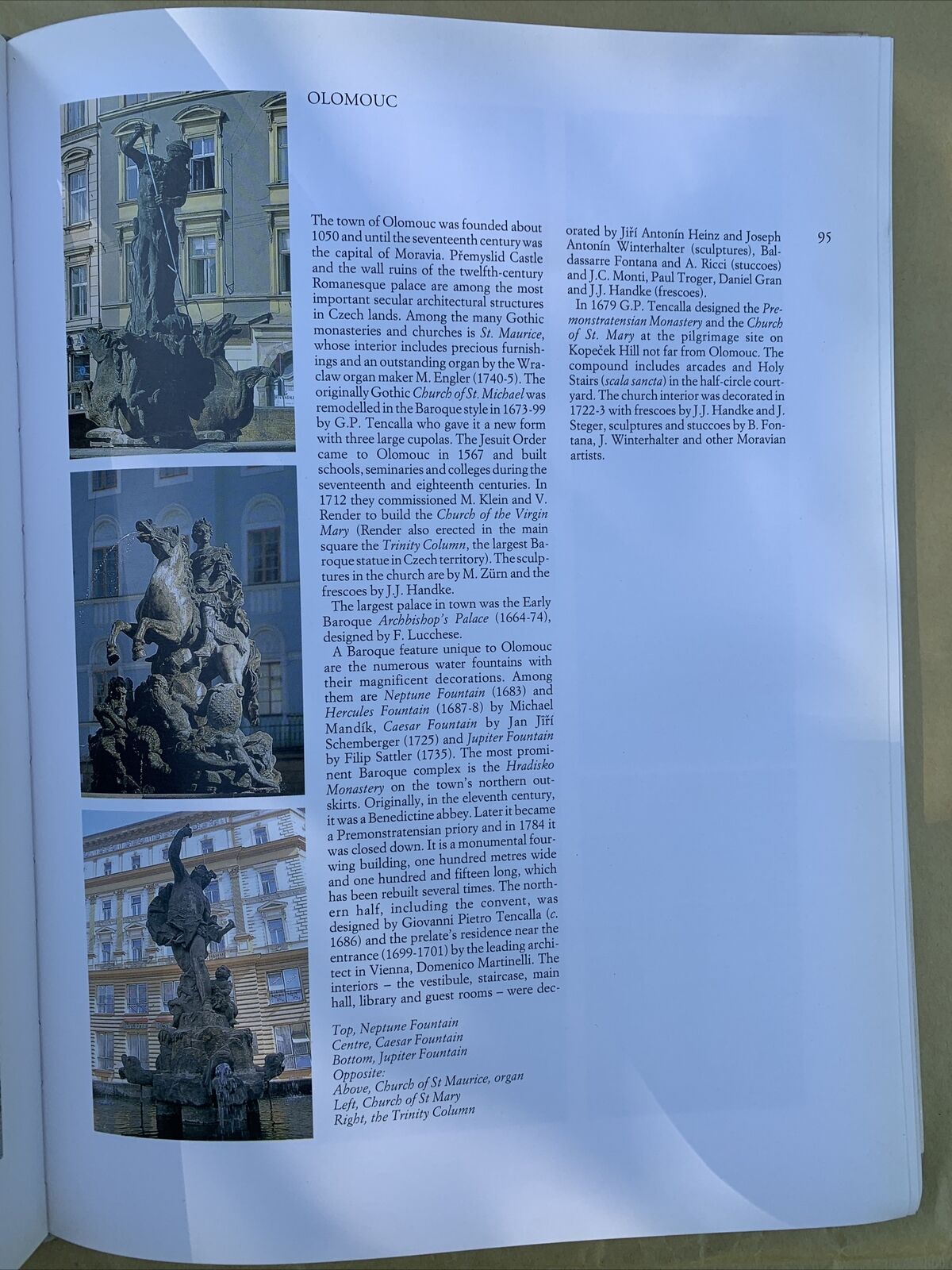 THE BAROQUE IN CENTRAL EUROPE - PLACES, ARCHITECTURE AND ART. MARSILIO 1992 #