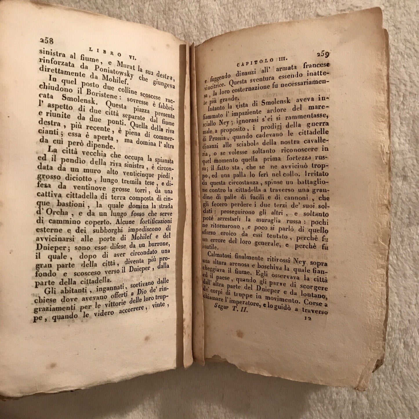 STORIA DI NAPOLEONE e della grande armata nel 1812. Generale conte Segur 1825