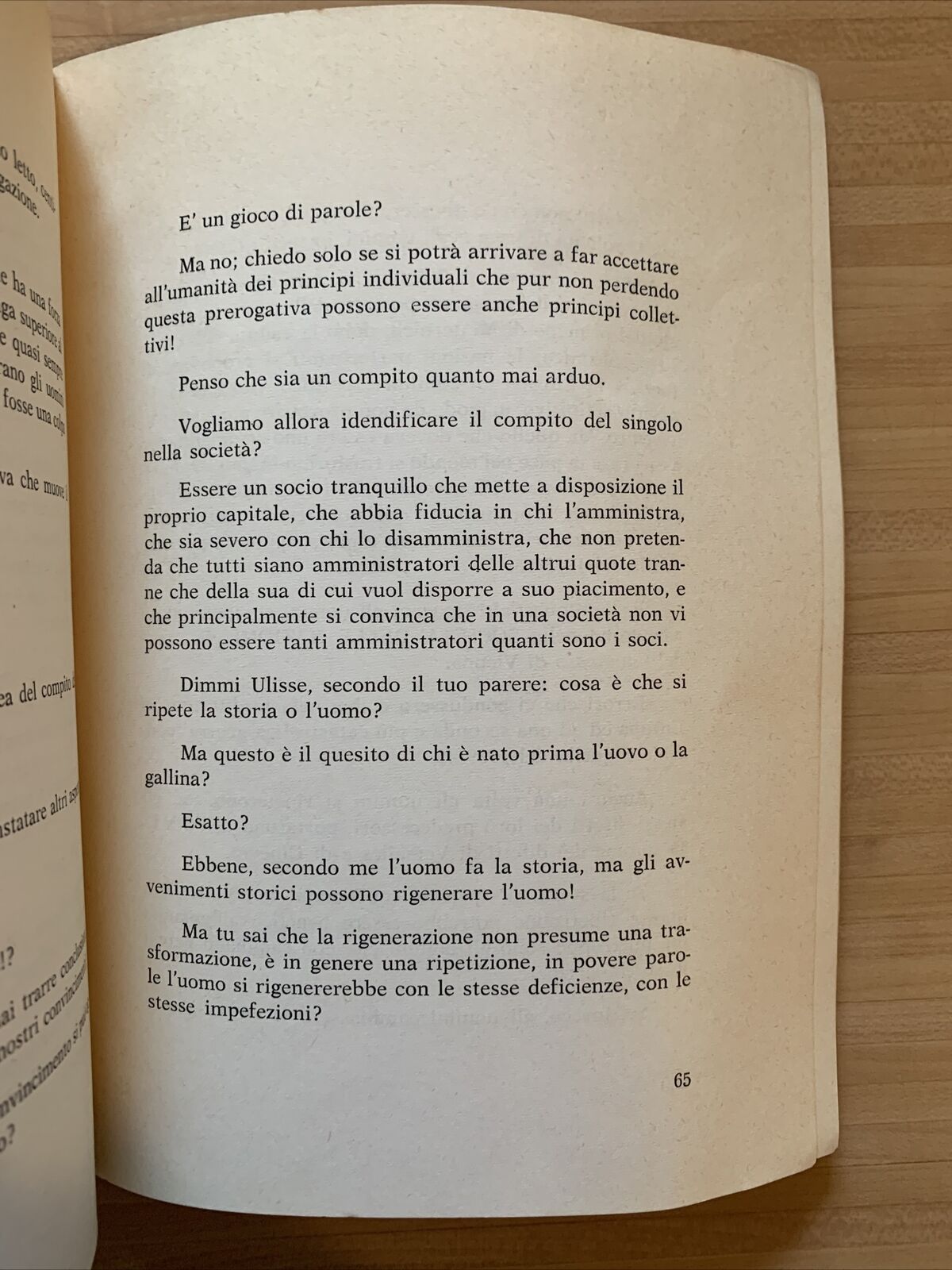 Ulisse , Il non uomo socialista. Gaetano Minieri. Edizioni opinione 1973 #