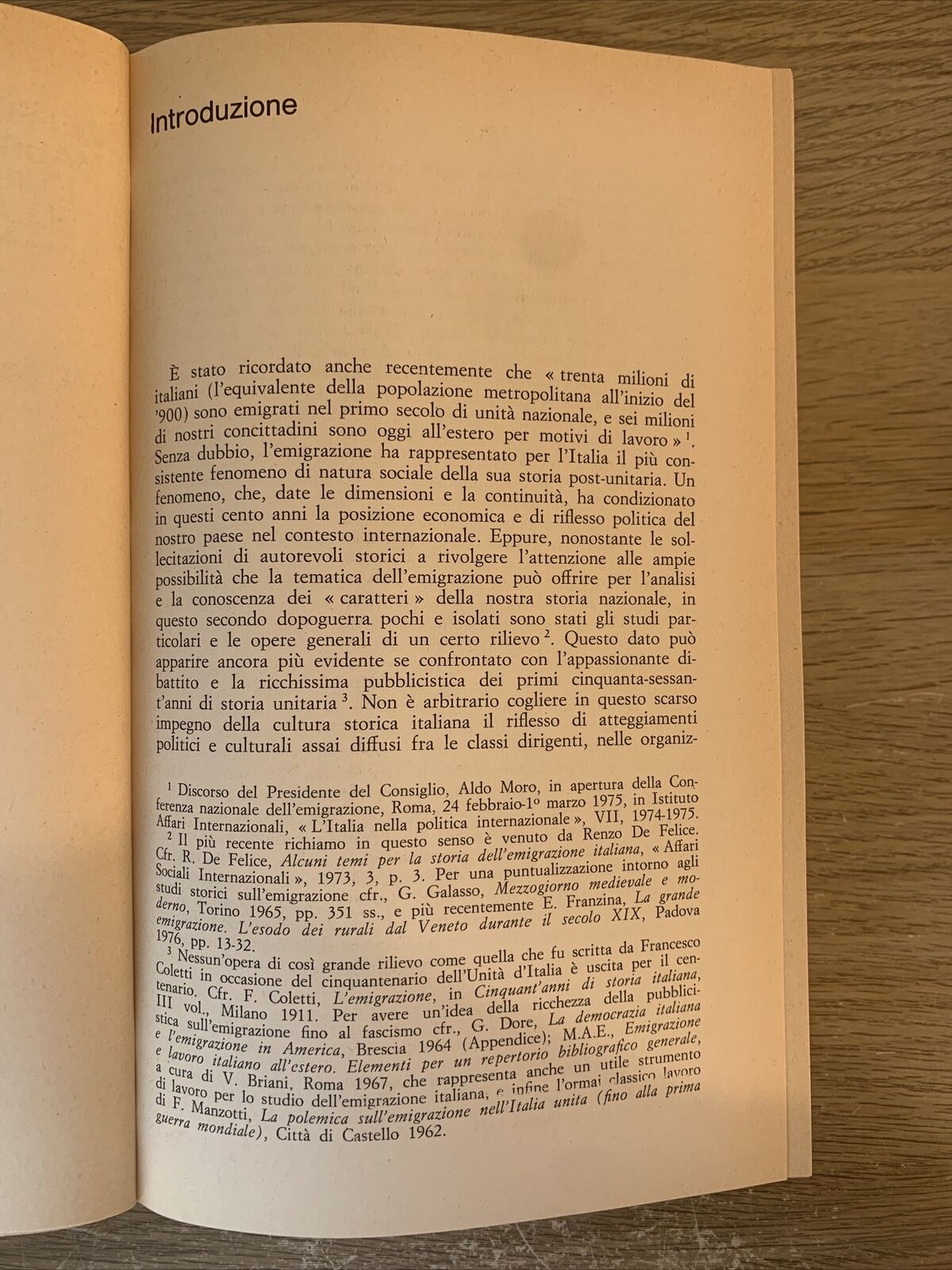 L'EMIGRAZIONE NELLA STORIA D'ITALIA 1868 - 1975. SAGGI VALLECCHI. CIUFFOLETTI