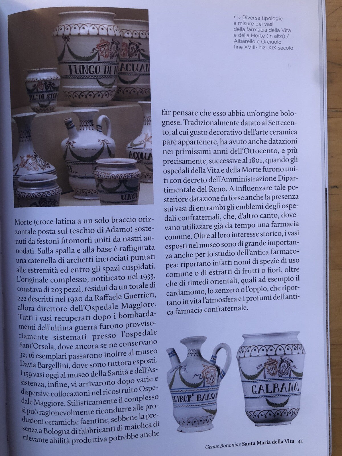 Il complesso monumentale di Santa Maria della vita. Bologna, F. Roversi 2014