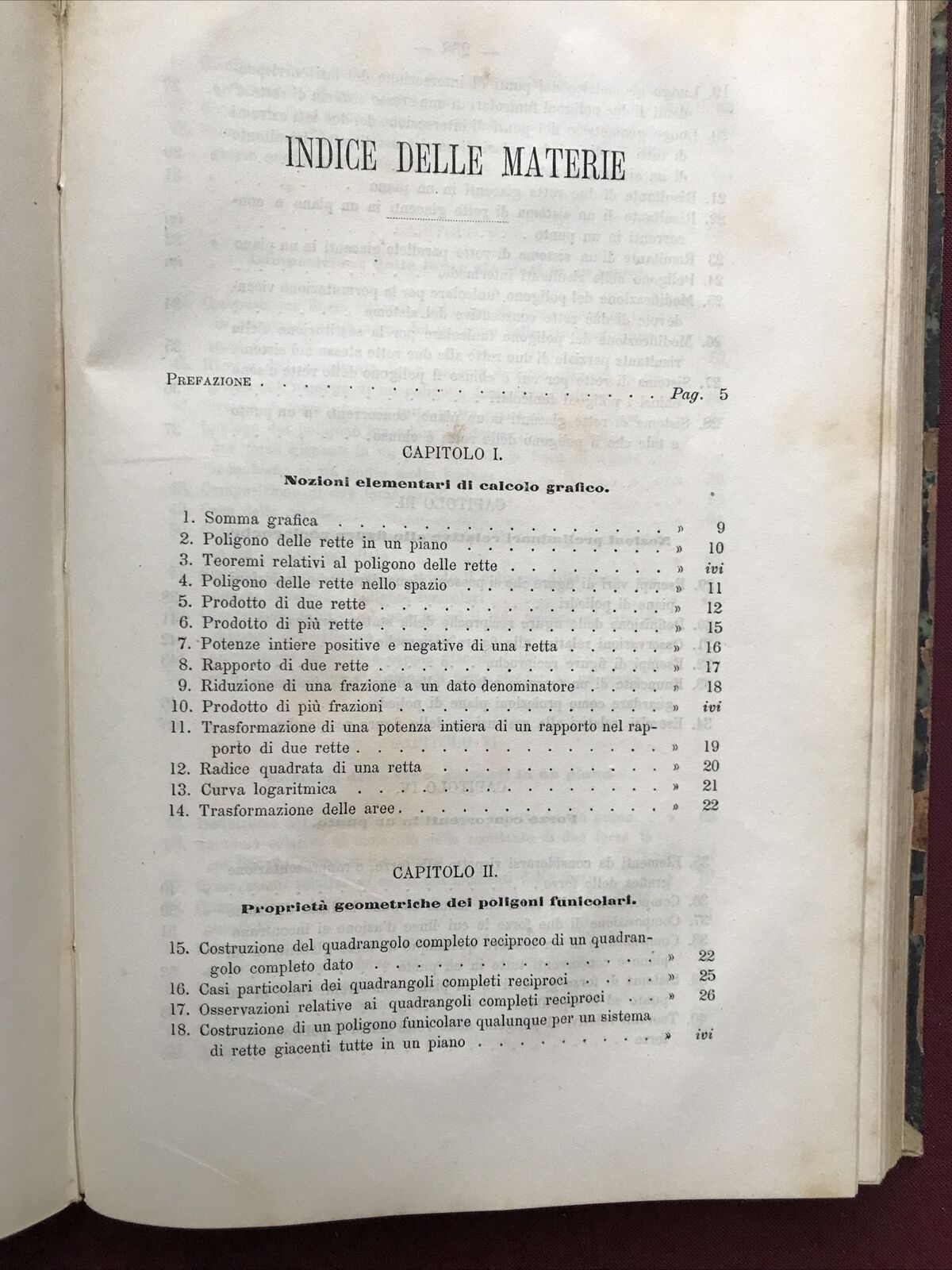 STATICA GRAFICA teoria ed applicazioni, Ferdinando Zucchetti, Negro editore 1878