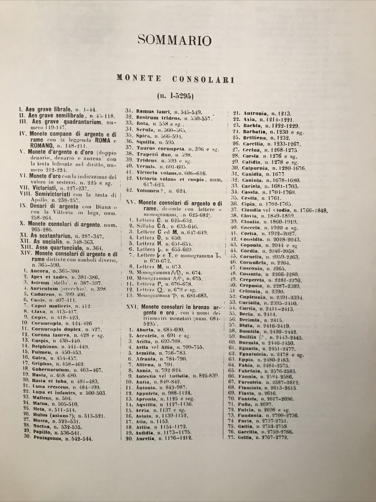 REGIO MUSEO DI TORINO - MONETE CONSOLARI E IMPERIALI, A. Fabretti, F. Rossi #