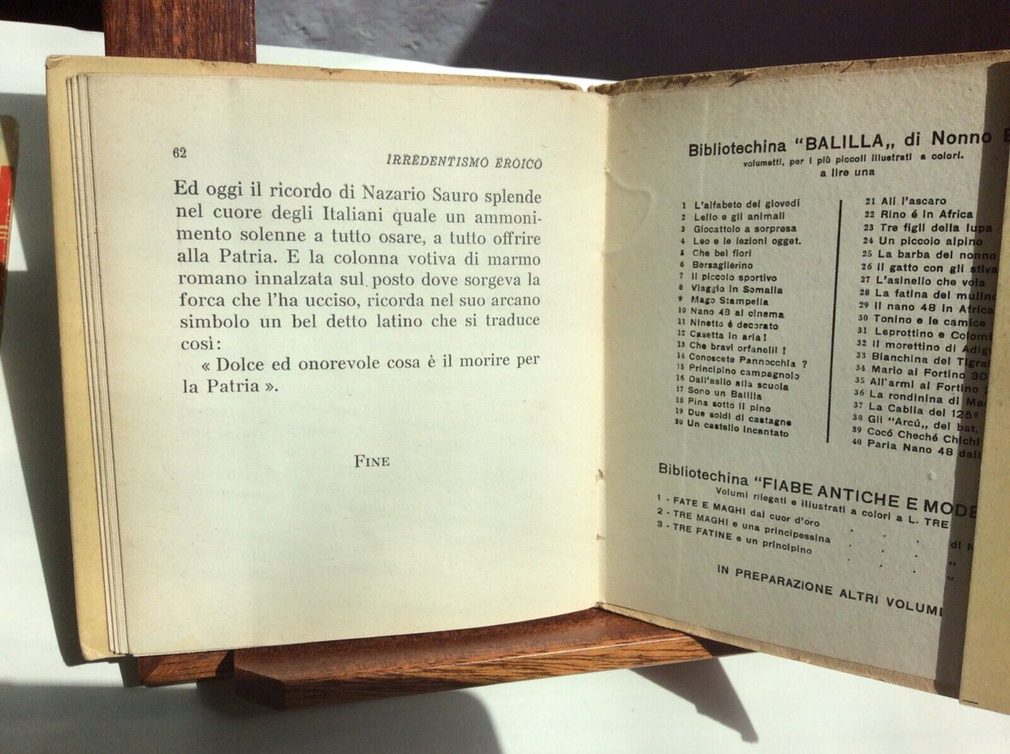 IRREDENTISMO EROICO, NAZARIO SAURO, JANSEN, CASA EDITRICE CARROCCIO 1936