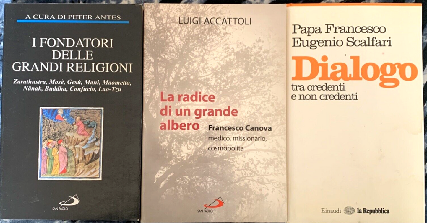 I FONDATORI DELLE GRANDI RELIGIONI, PAPA FRANCESCO DIALOGO, LA RADICE DI UN GRAN