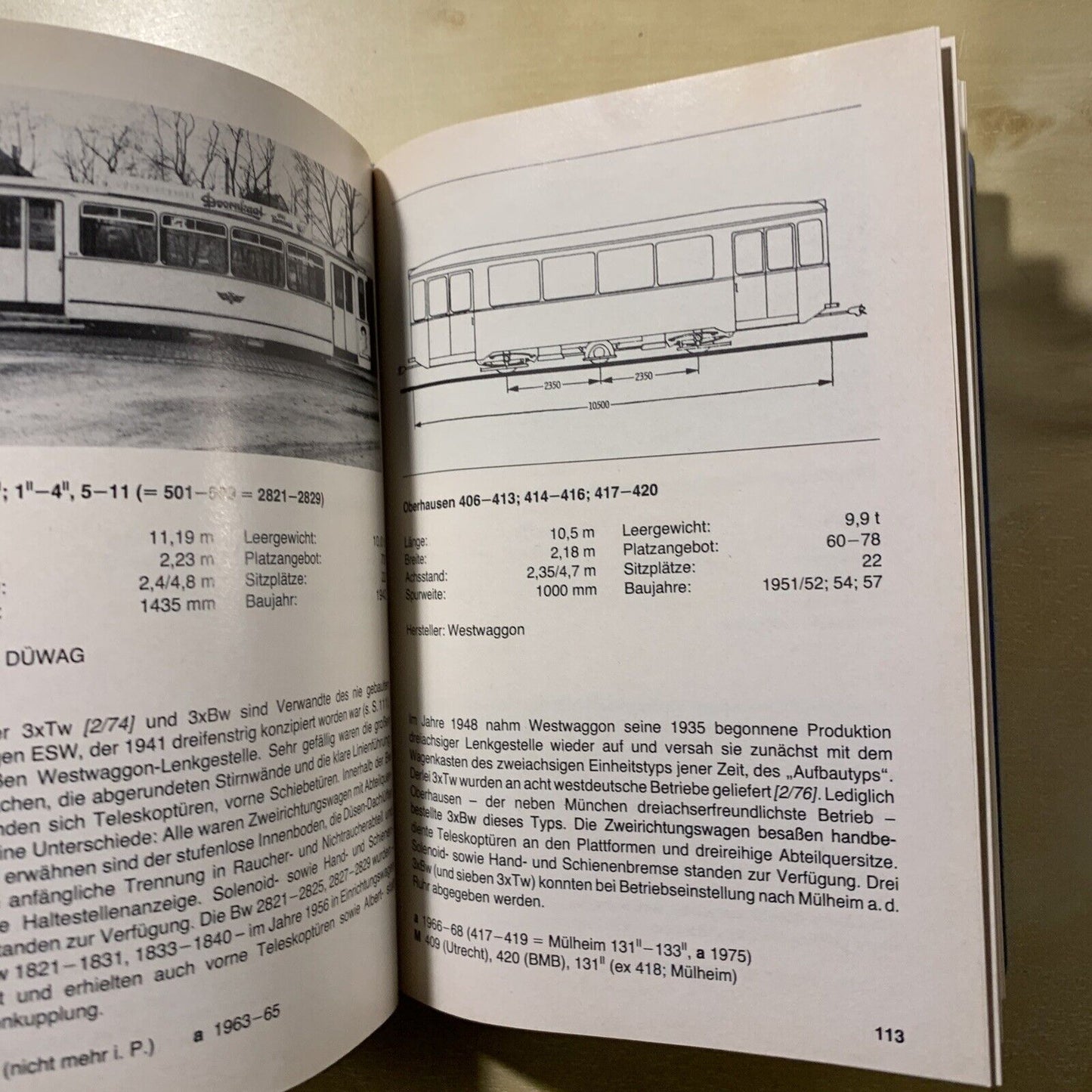 FERROVIE TRAM GERMANIA, TASCHENBUCH DEUTSCHE straßenbahn BEIWAGEN. PABST 1984 #
