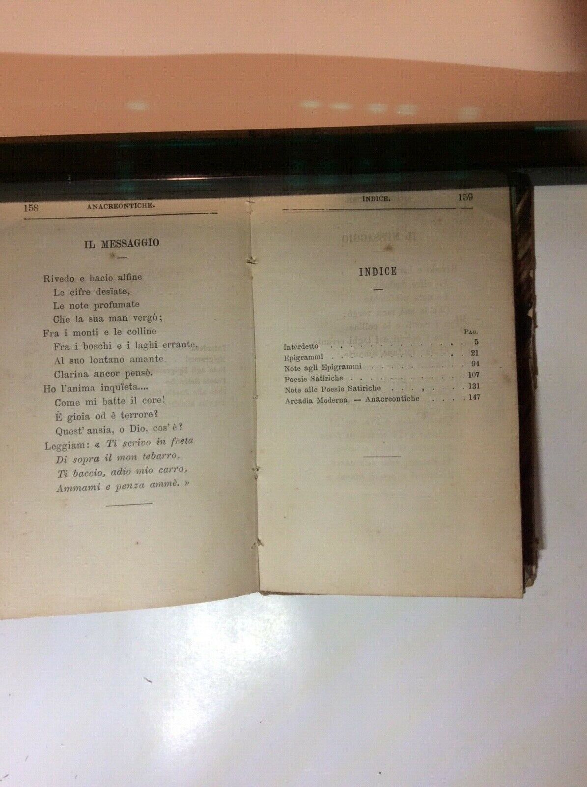 LIBRO PROIBITO , A. GHISLANZONI , TIPOGRAFIA ED. LOMBARDA , 1878