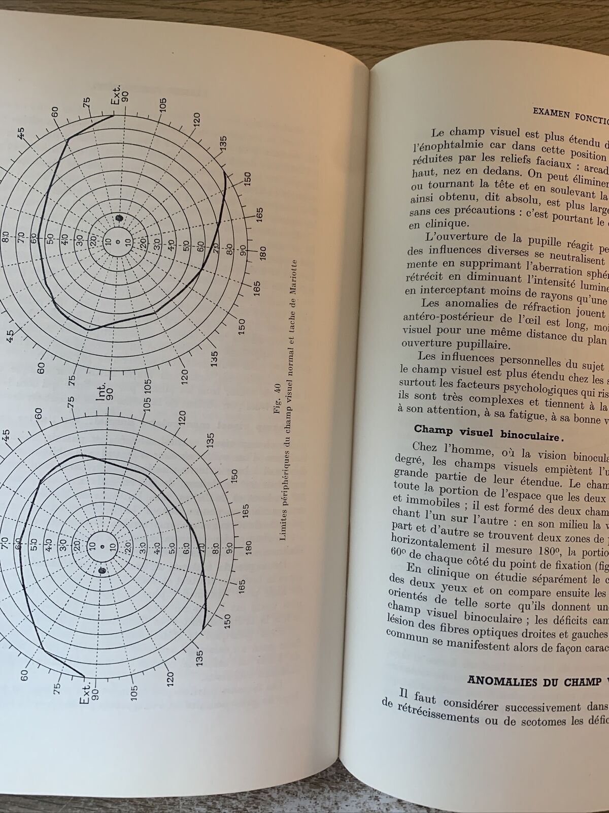 Abrégé de séméiologie oculaire, édouard Bessière. Bailliere 1954