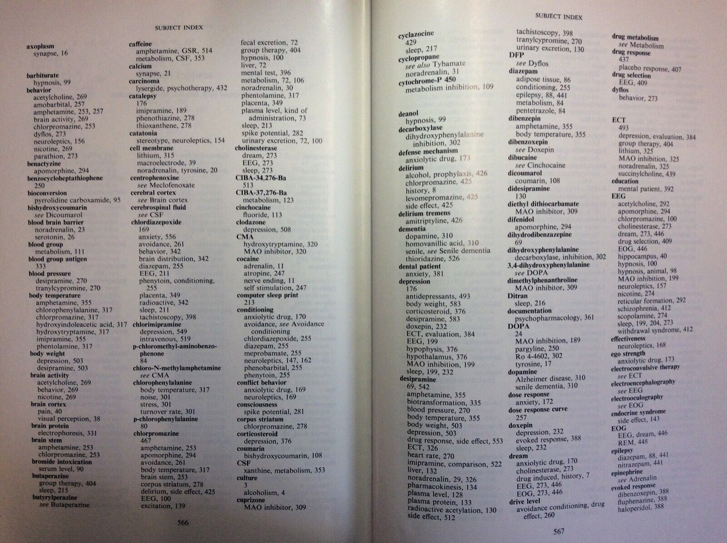 THE PRESENT STATUS OF PSYCHOTROPIC DRUGS - EXCERPTA MEDICA FOUNDATION 1969