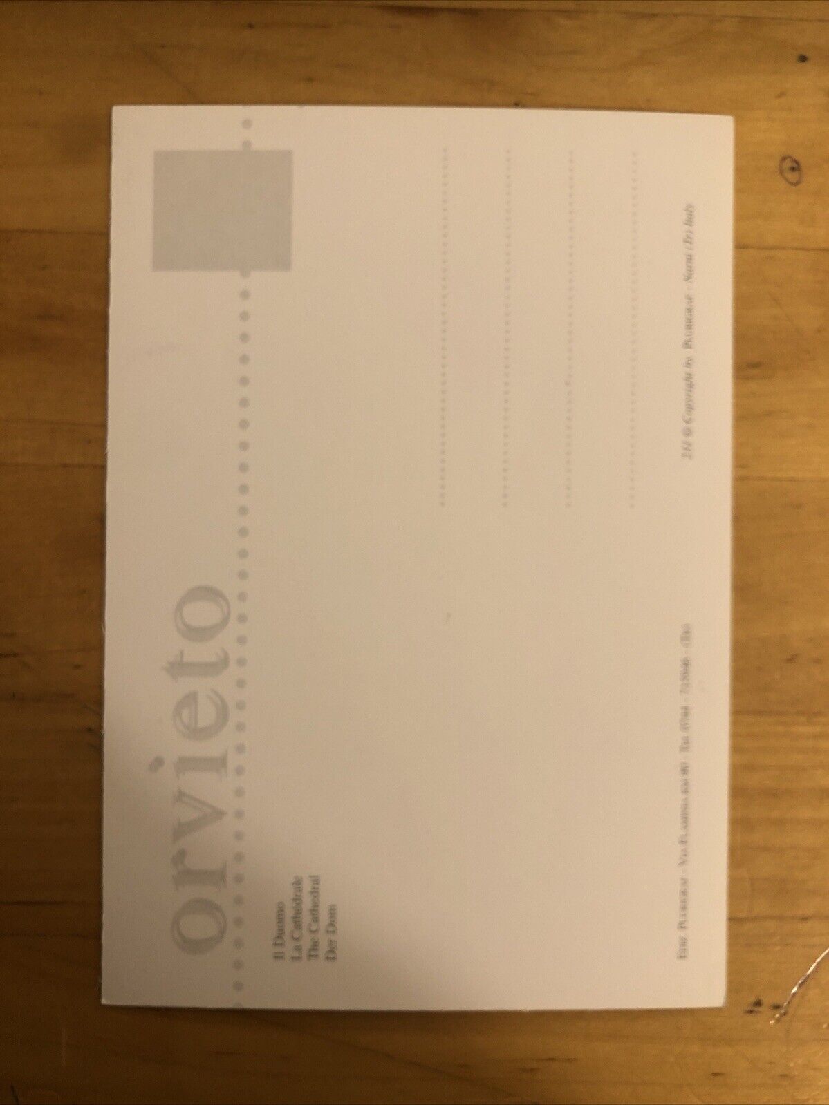 CARTOLINA ORVIETO IL DUOMO - NON VIAGGIATA