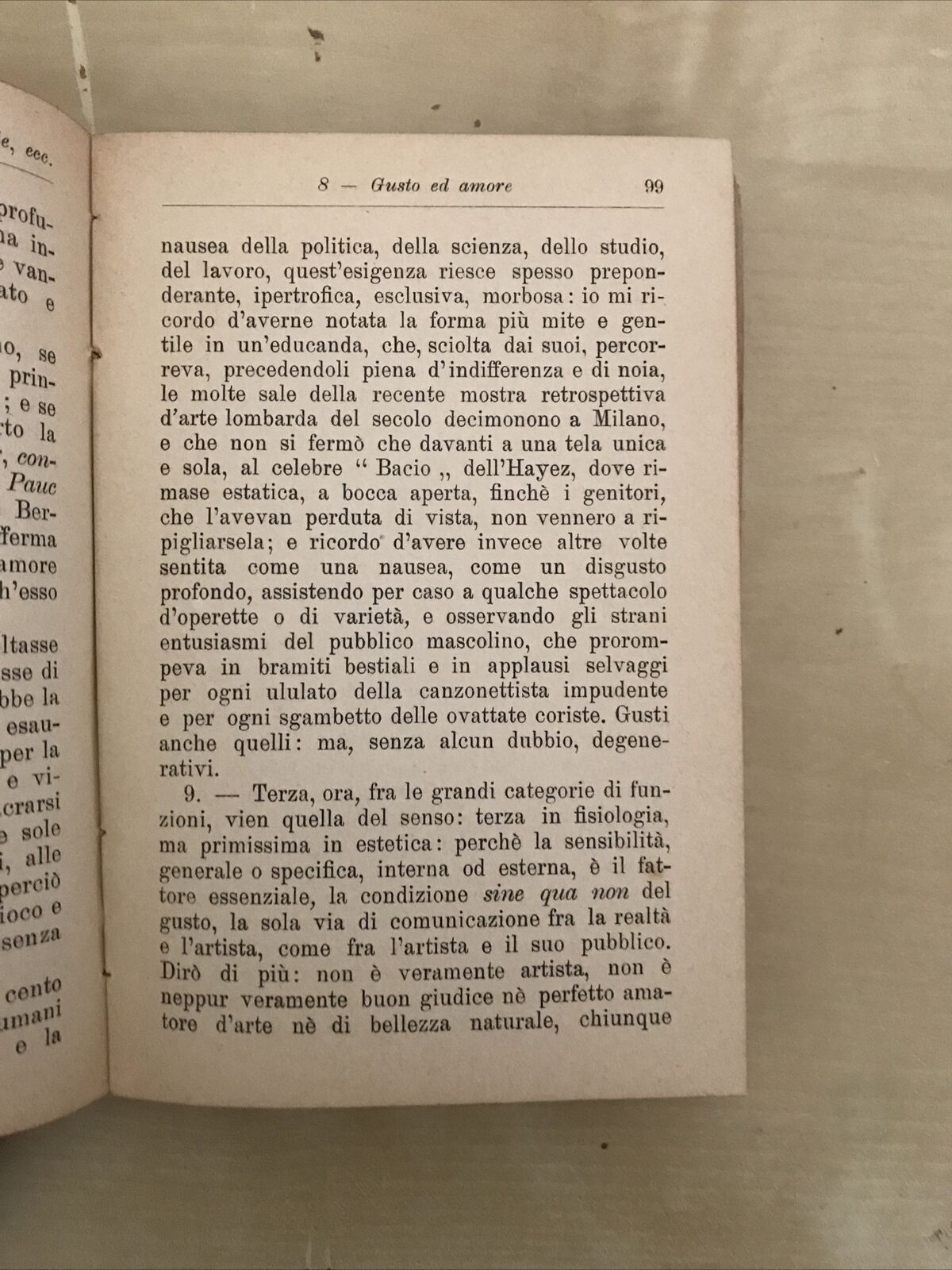 L'ESTETICA lezioni sul gusto, Mario Pilo, Manuali Hoepli 1906