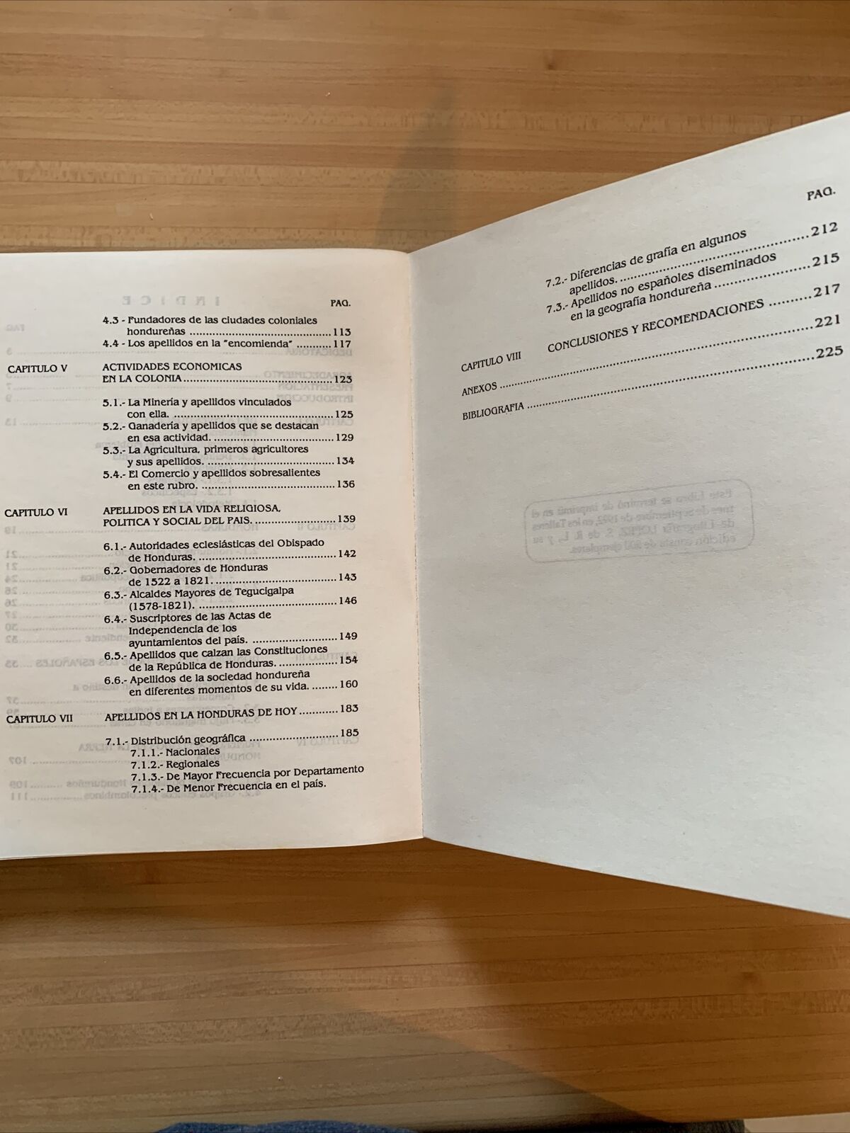 Origen de los Apellidos hondureños mas frecuentes en la actualidad - F. Barrios