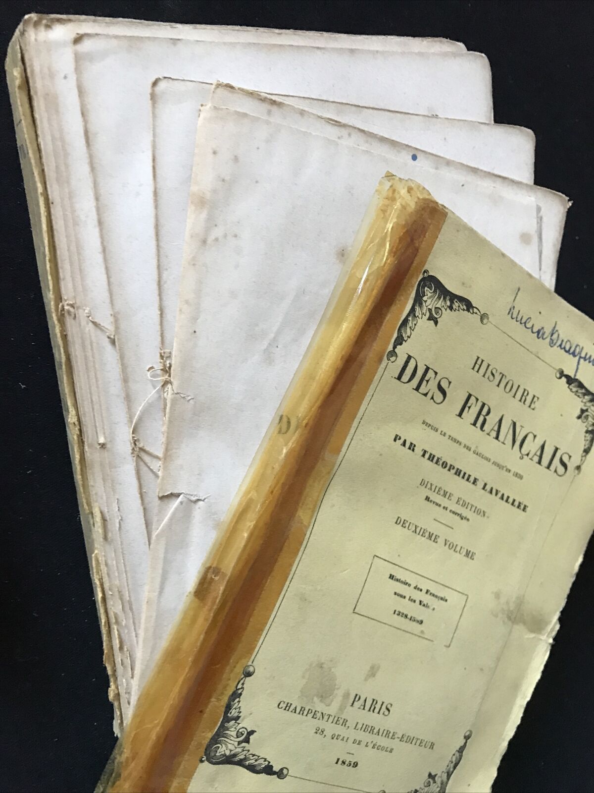 HISTOIRE DES FRANÇAIS depuis temps des gaulois jusqu'en 1830, T. Lavallée 1859