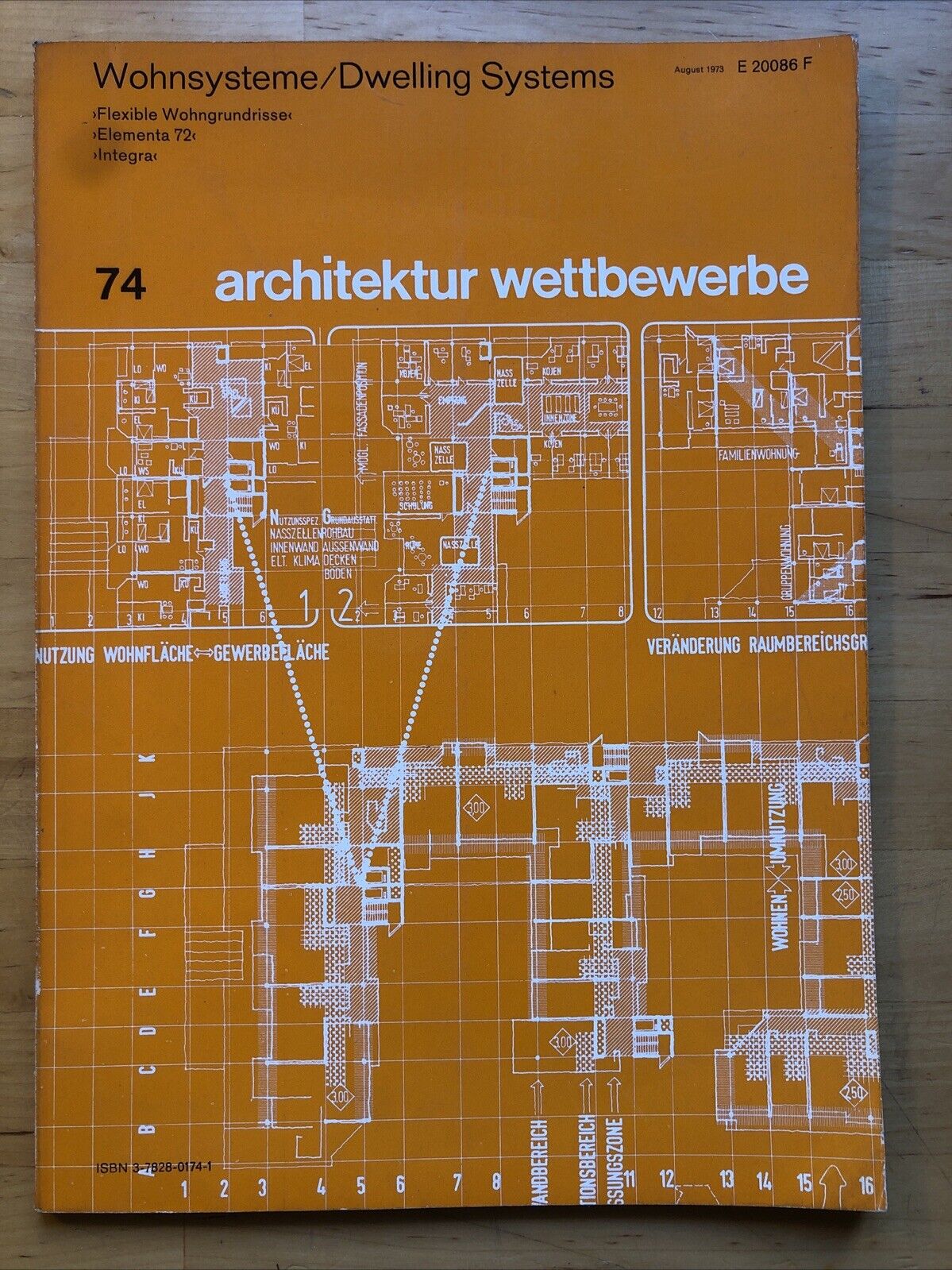 ARCHITEKTUR WETTBEWERBE n. 74 Wohnsysteme Dwelling systems 1973 ARCHITECTURE MAG
