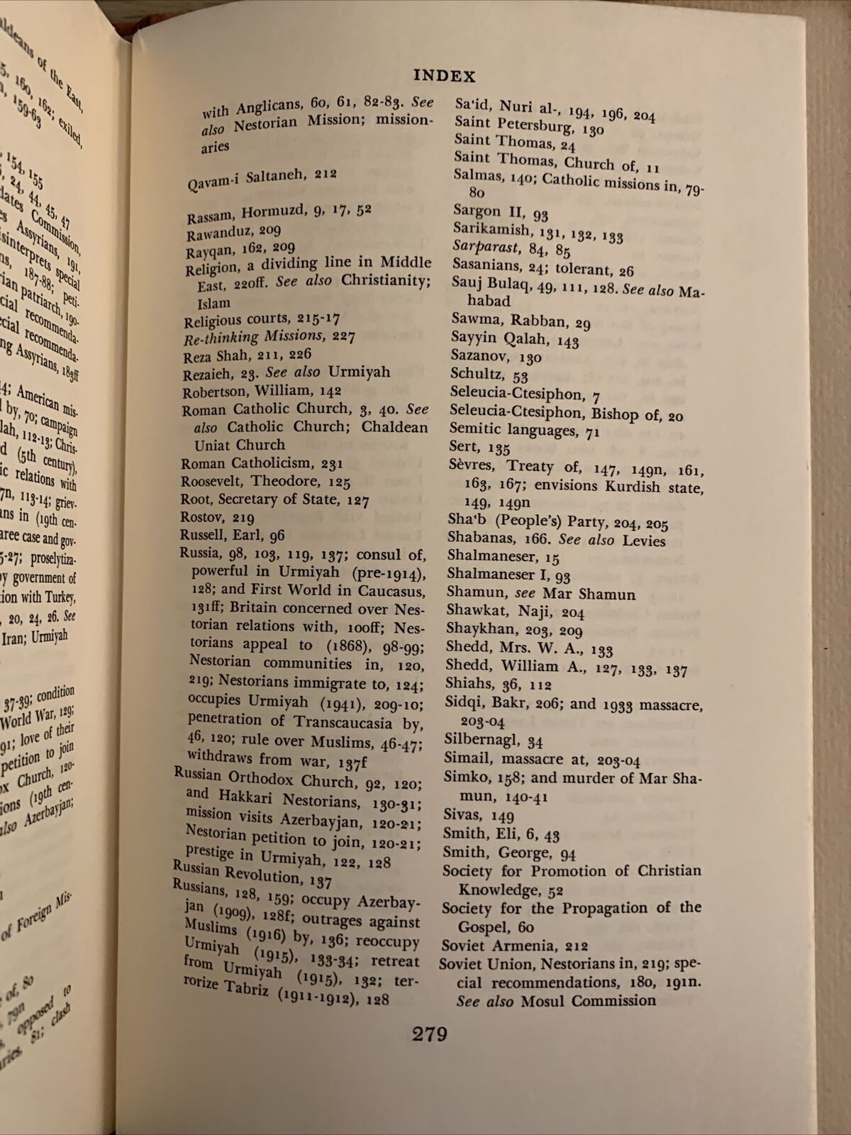 The Nestorians and their Muslim Neighbors. John Joseph.Princeton University 1961