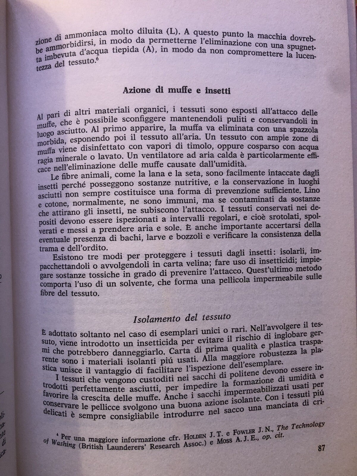 Il restauro e la conservazione degli oggetti d'arte e d'antiquariato, Mursia