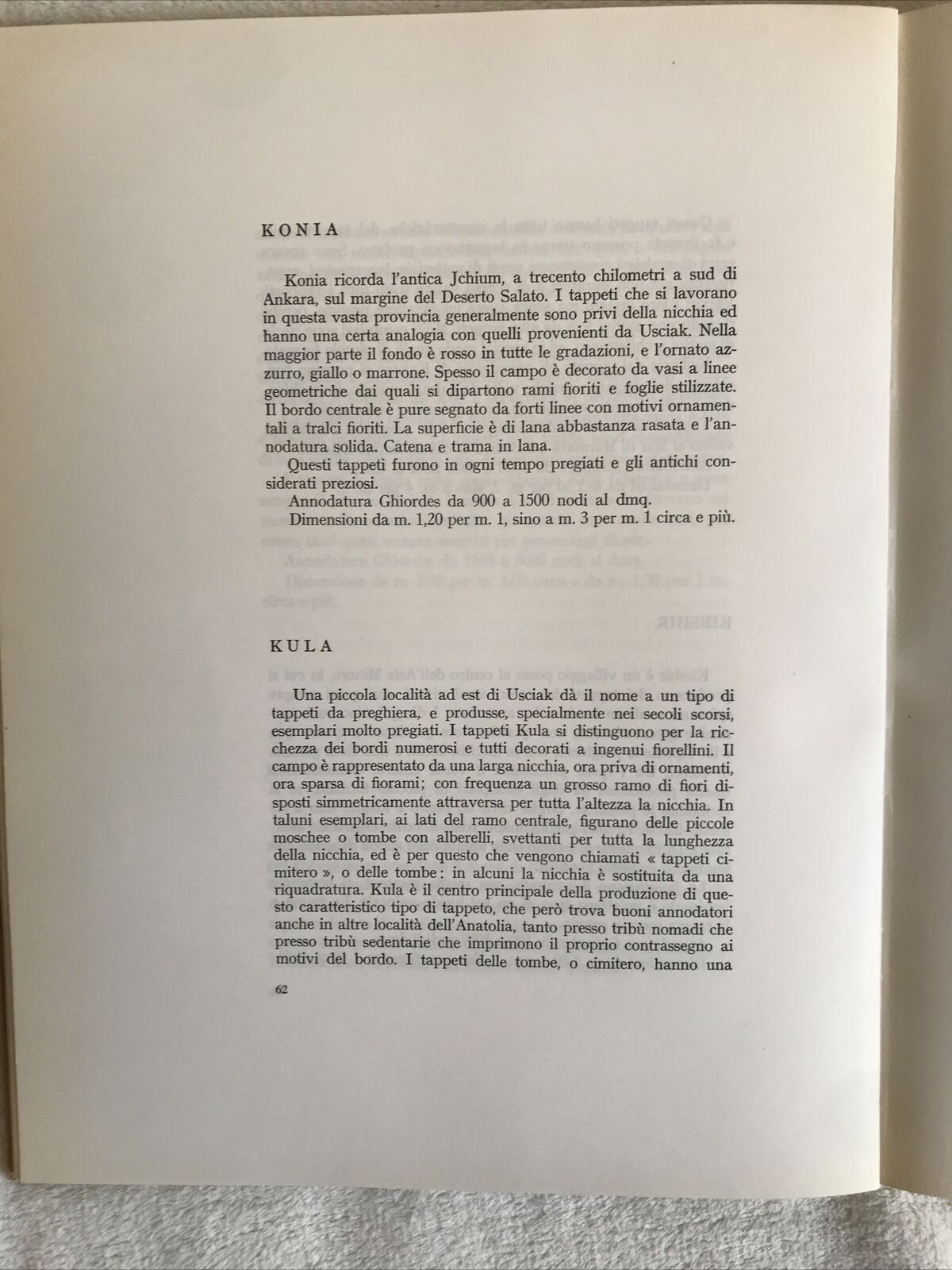IL TAPPETO ORIENTALE, Michele Campana, edizione Libri Artistici.