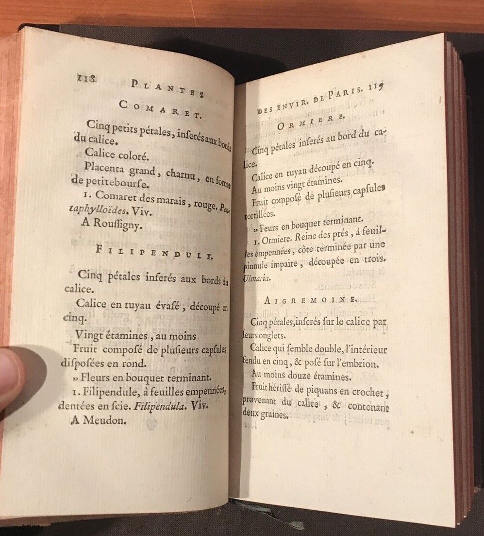 LE BOTANISTE FRANCOIS ou manuel d'herborisation, tome 2, M. Barbeu Dubourg- 1767